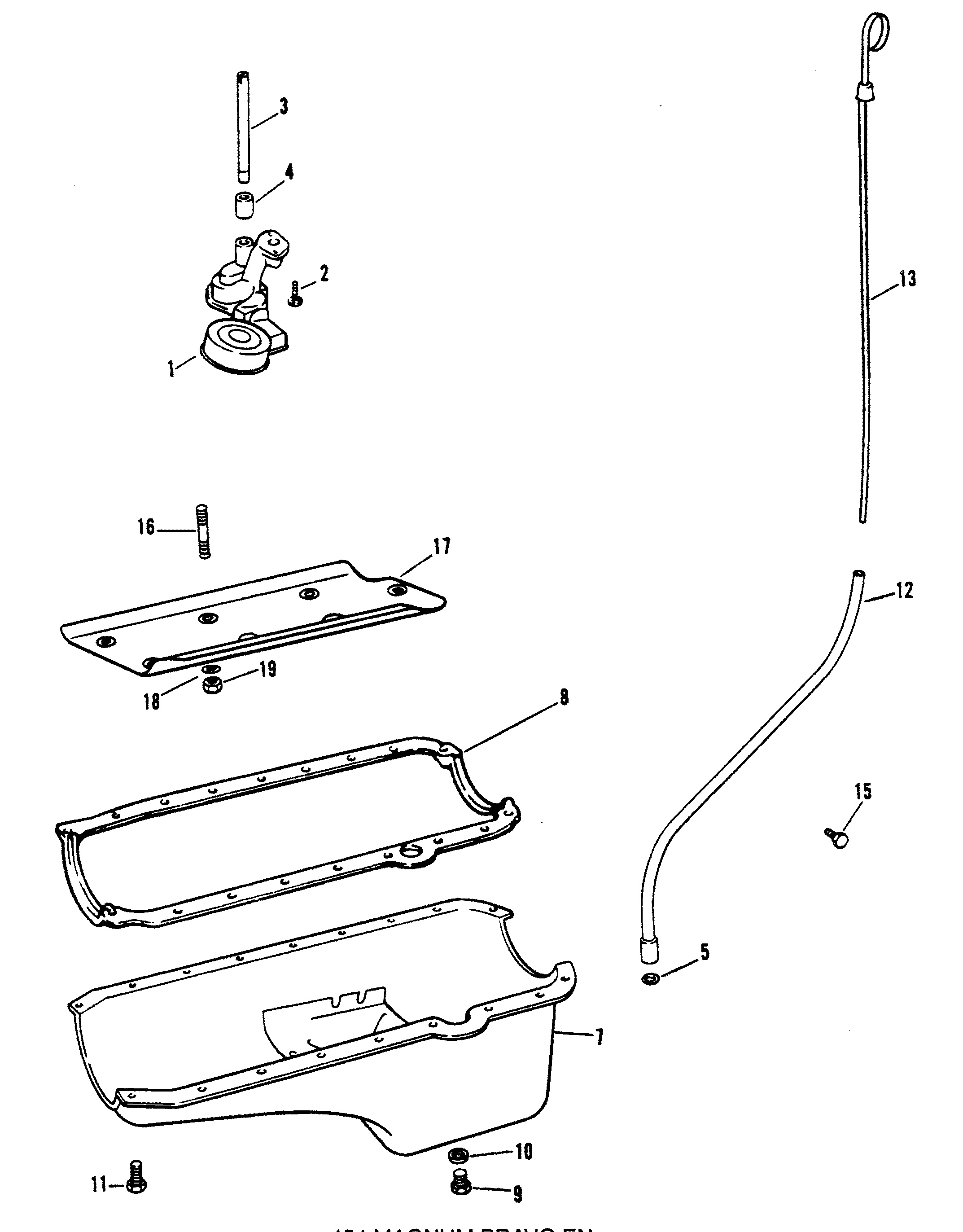OIL PAN AND OIL PUMP