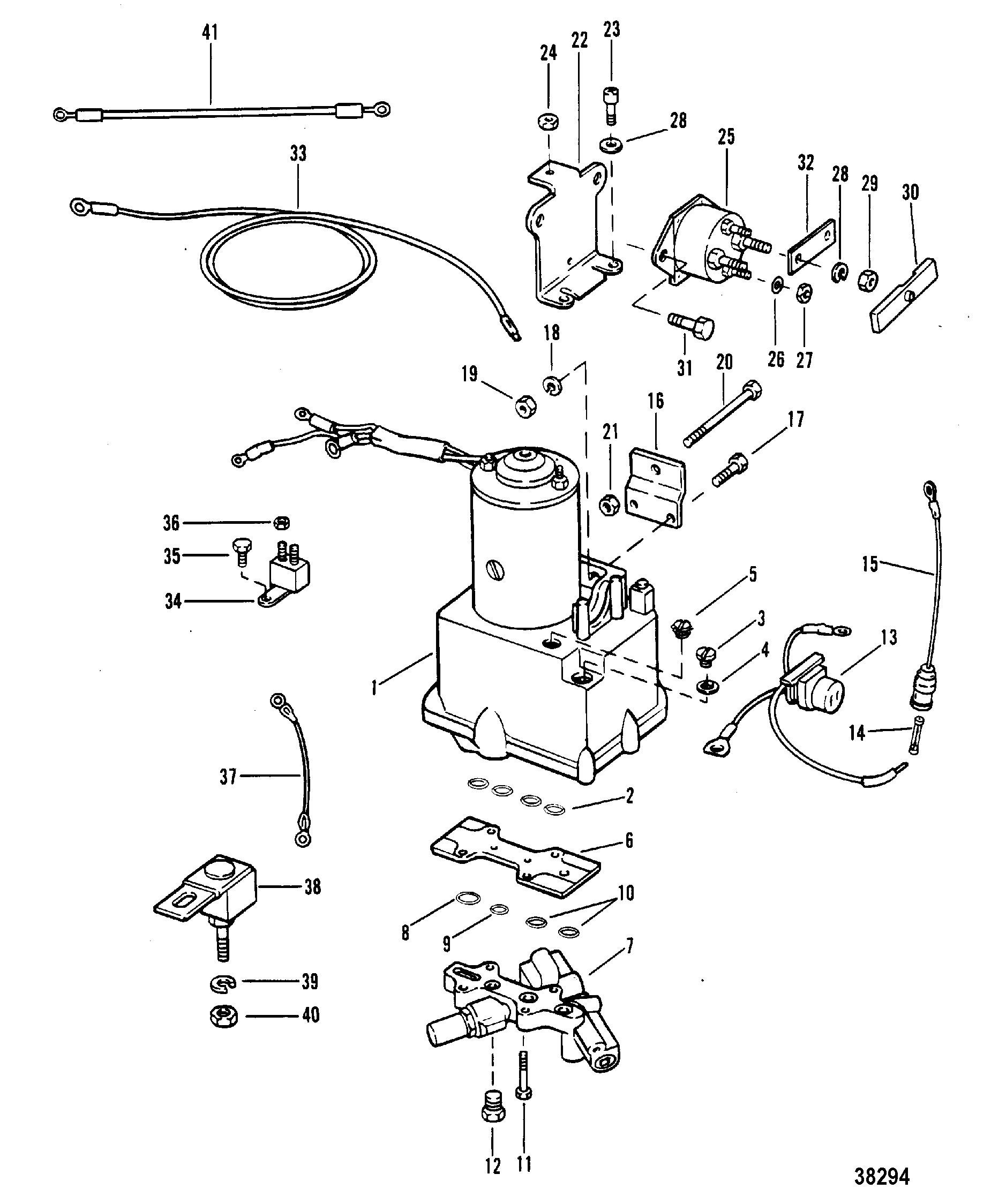 POWER TRIM COMPONENTS(WITH CIRCUIT BREAKER AND FUSE)