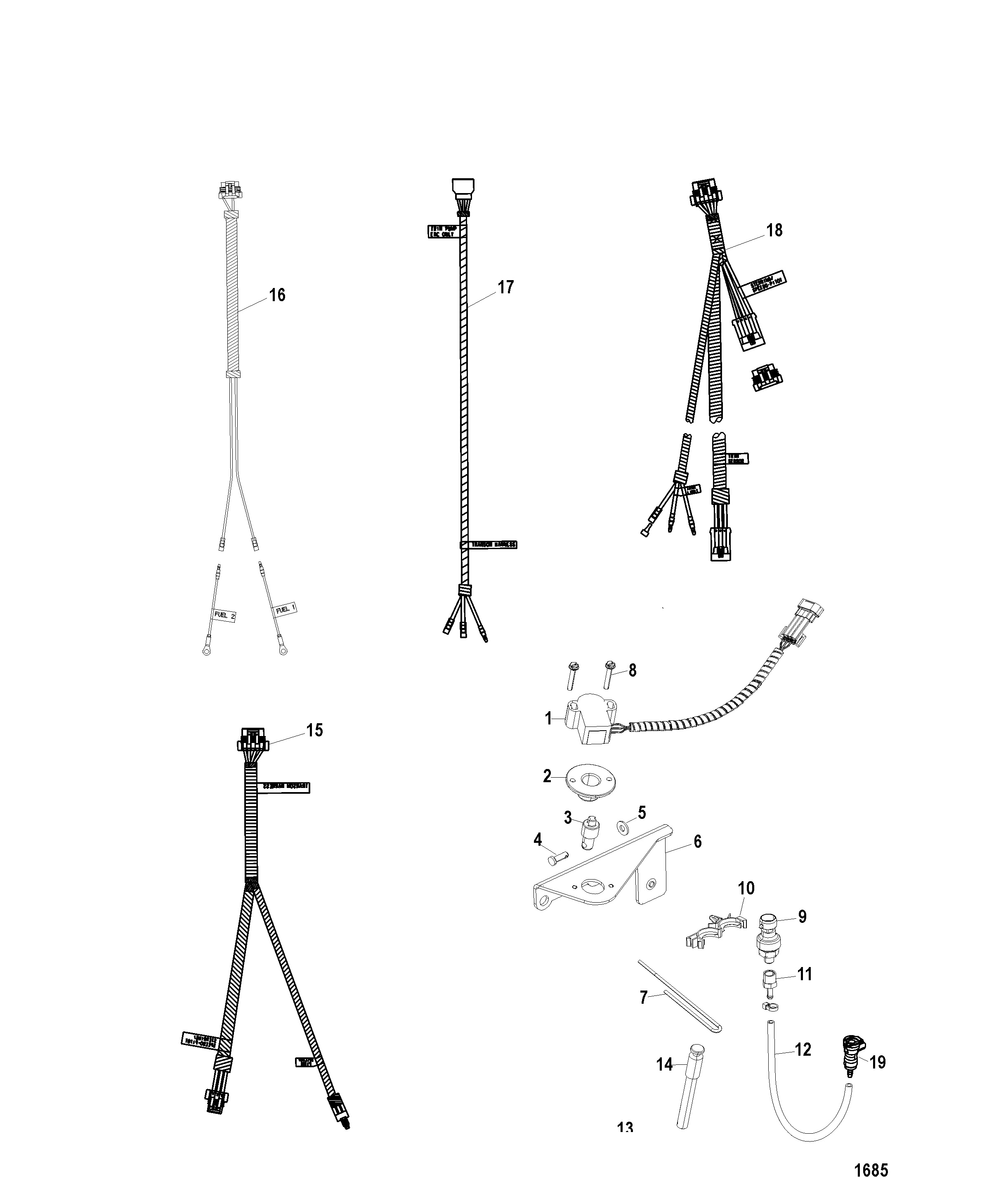 SMARTCRAFT SENSORS AND HARNESSES