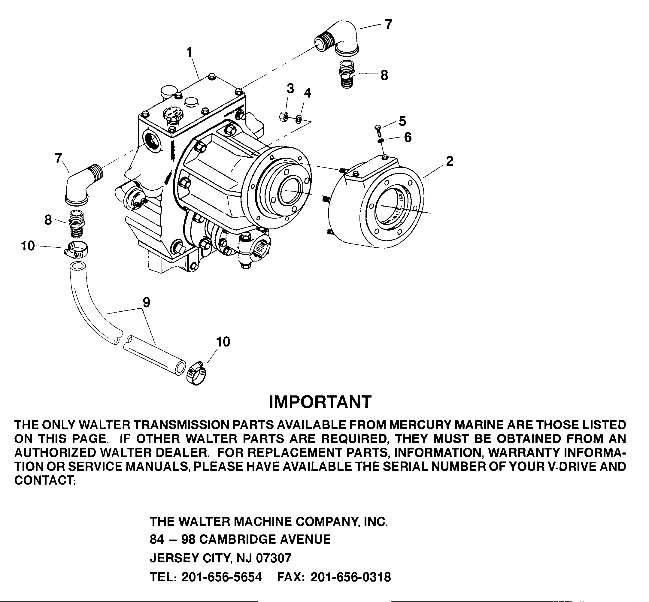TRANSMISSION (V-DRIVE) (WALTER)