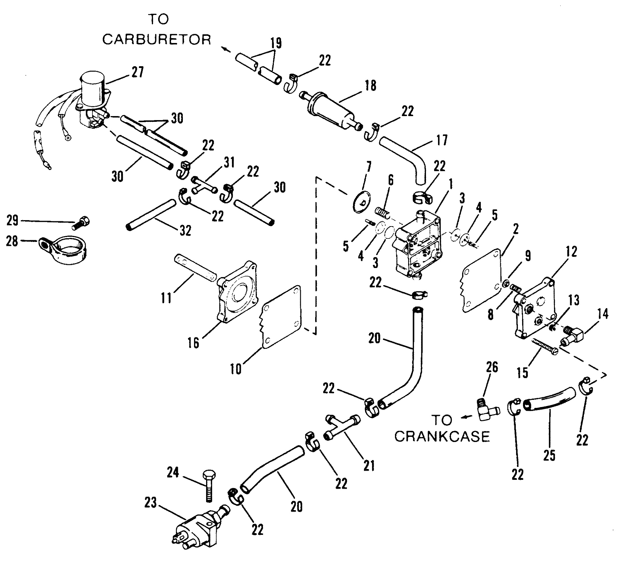 FUEL PUMP (WHITE OR RED)