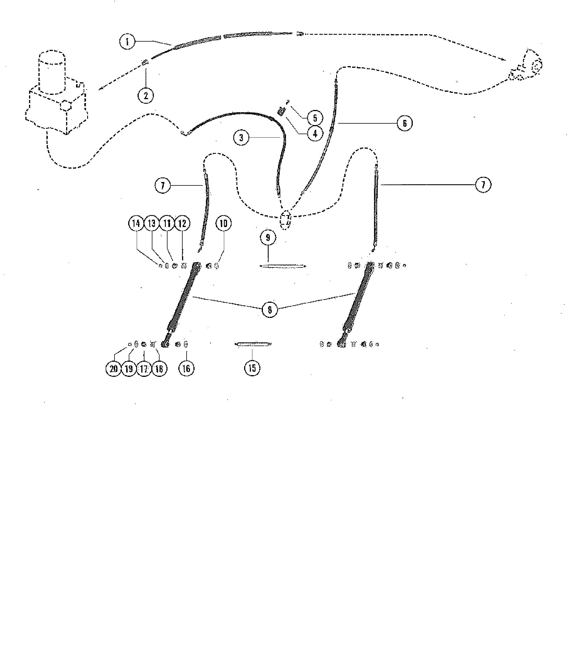 TRIM CYLINDERS AND HYDRAULIC HOSES