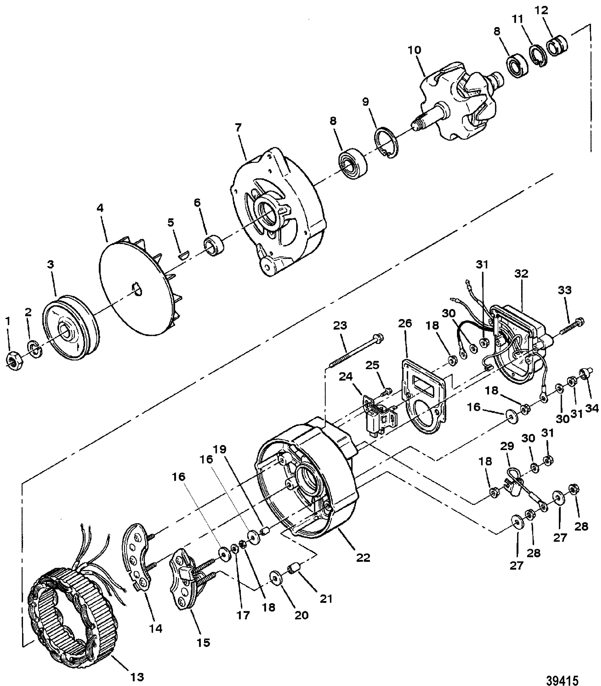 Alternatore (Prestolite)