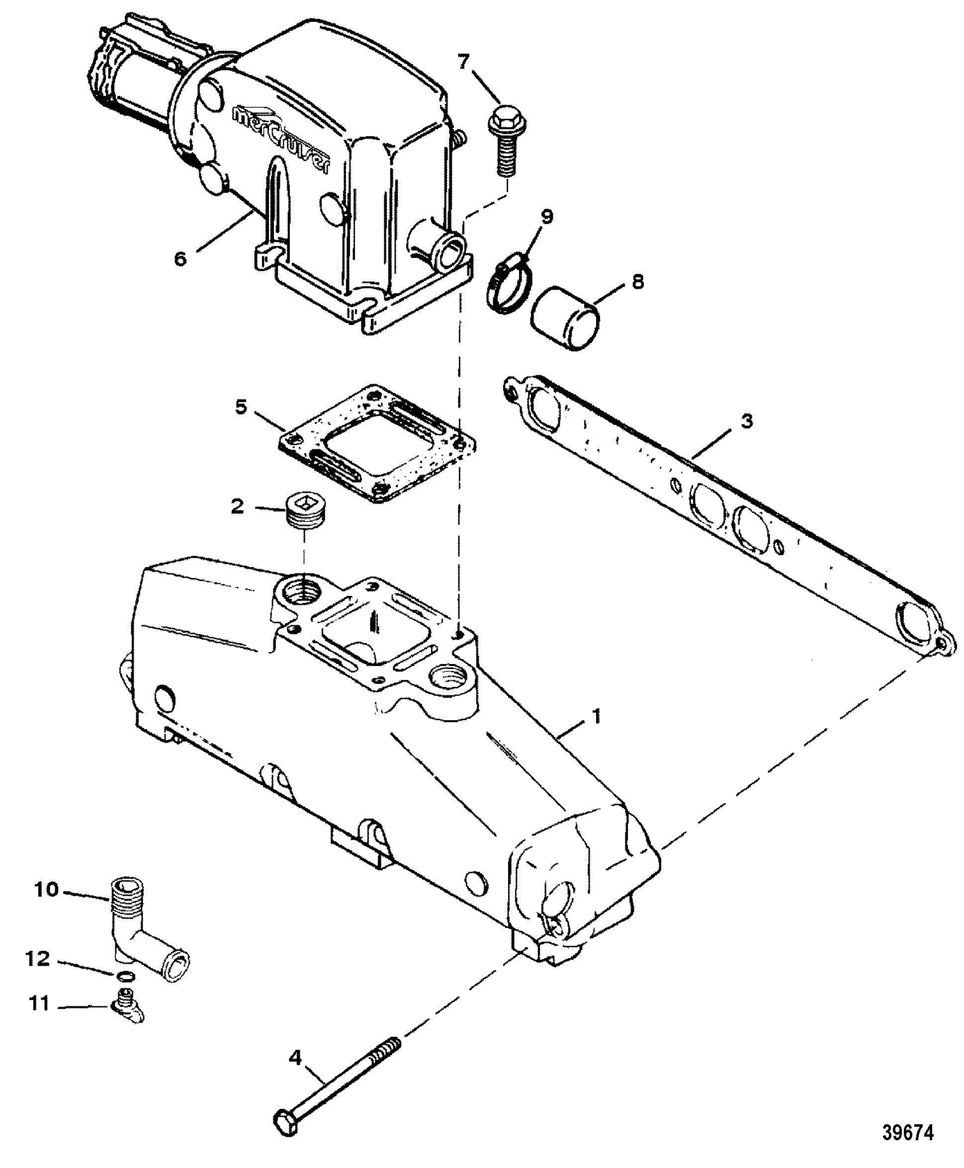 EXHAUST MANIFOLD AND EXHAUST ELBOW