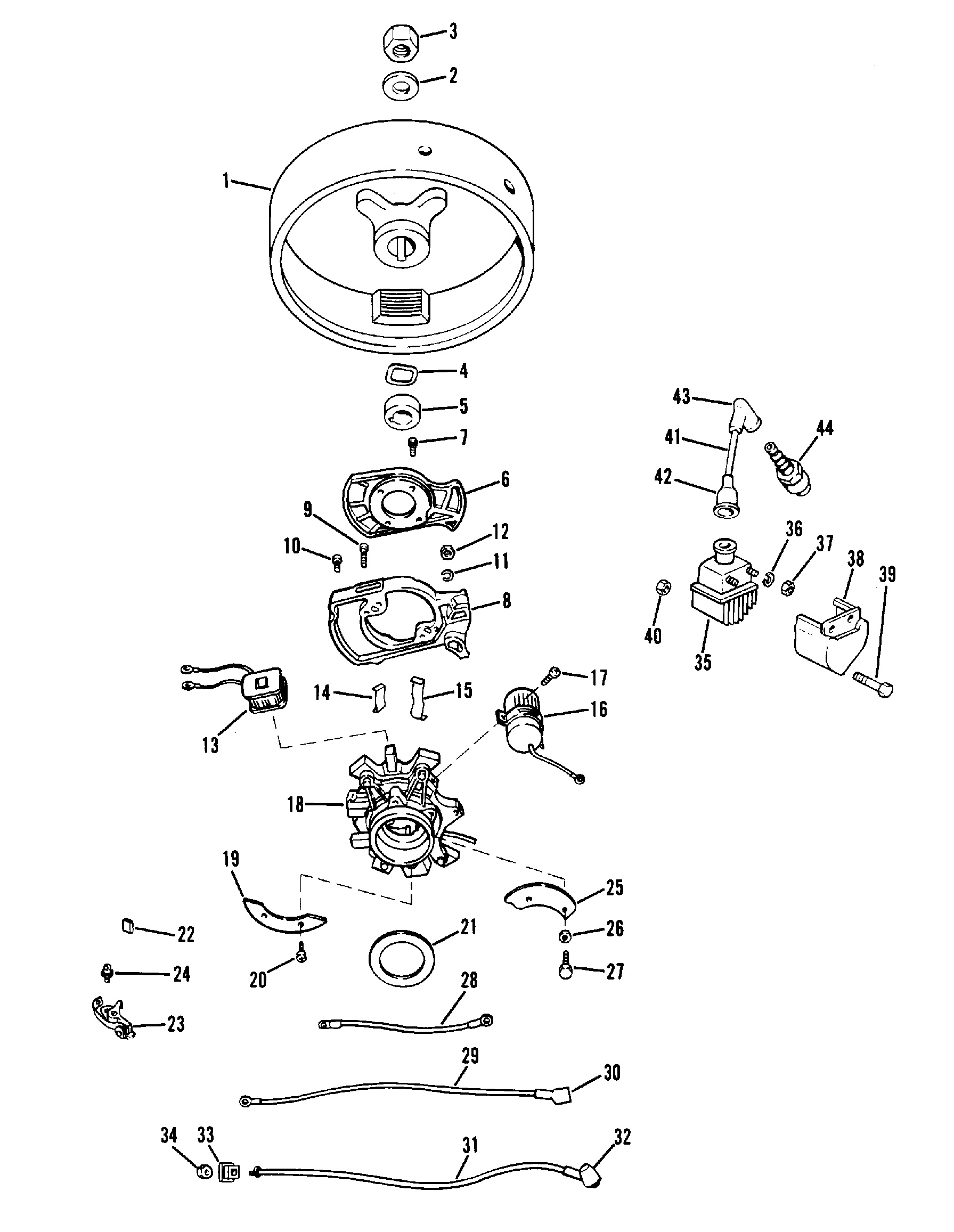 FLYWHEEL AND IGNITION COMPONENTS