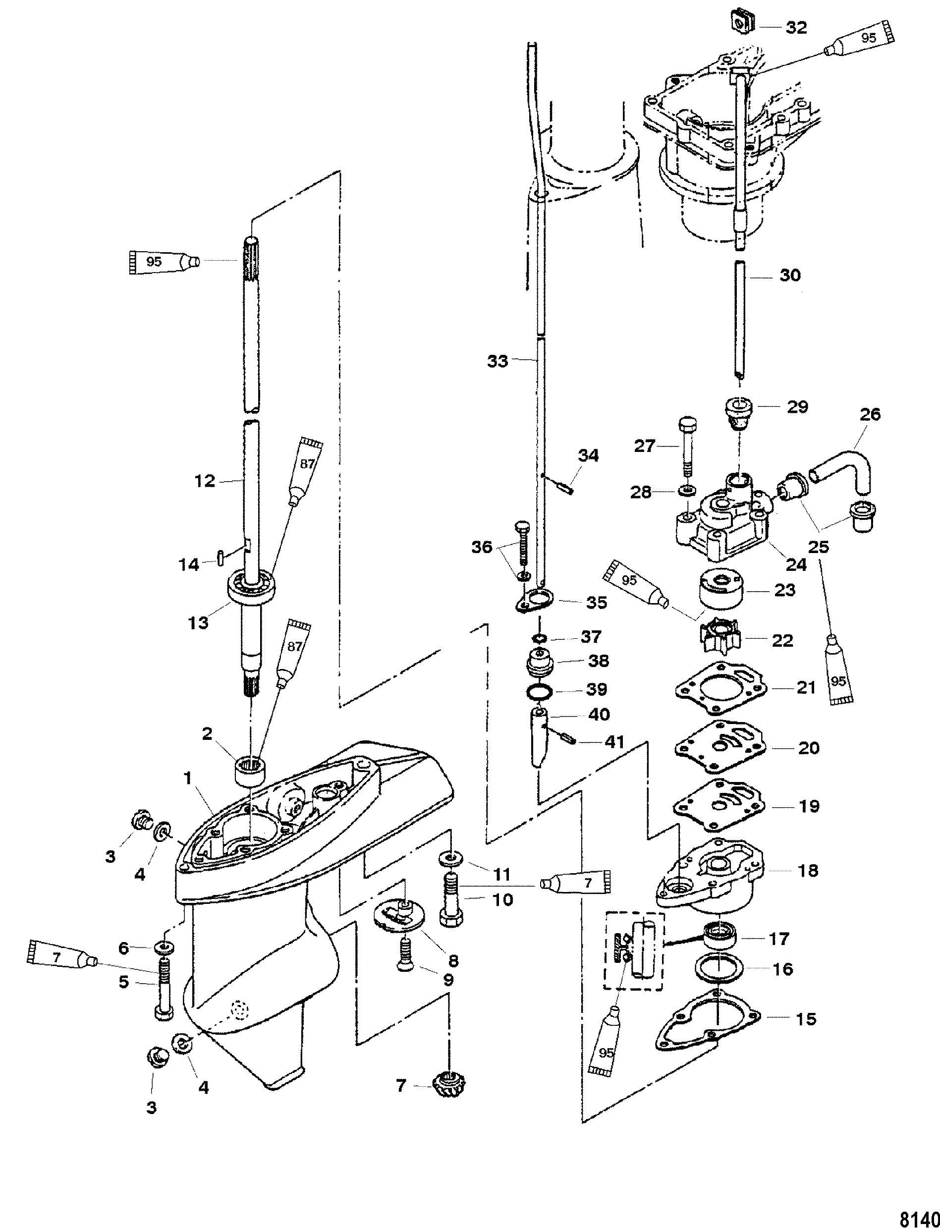 Gear Housing, Driveshaft