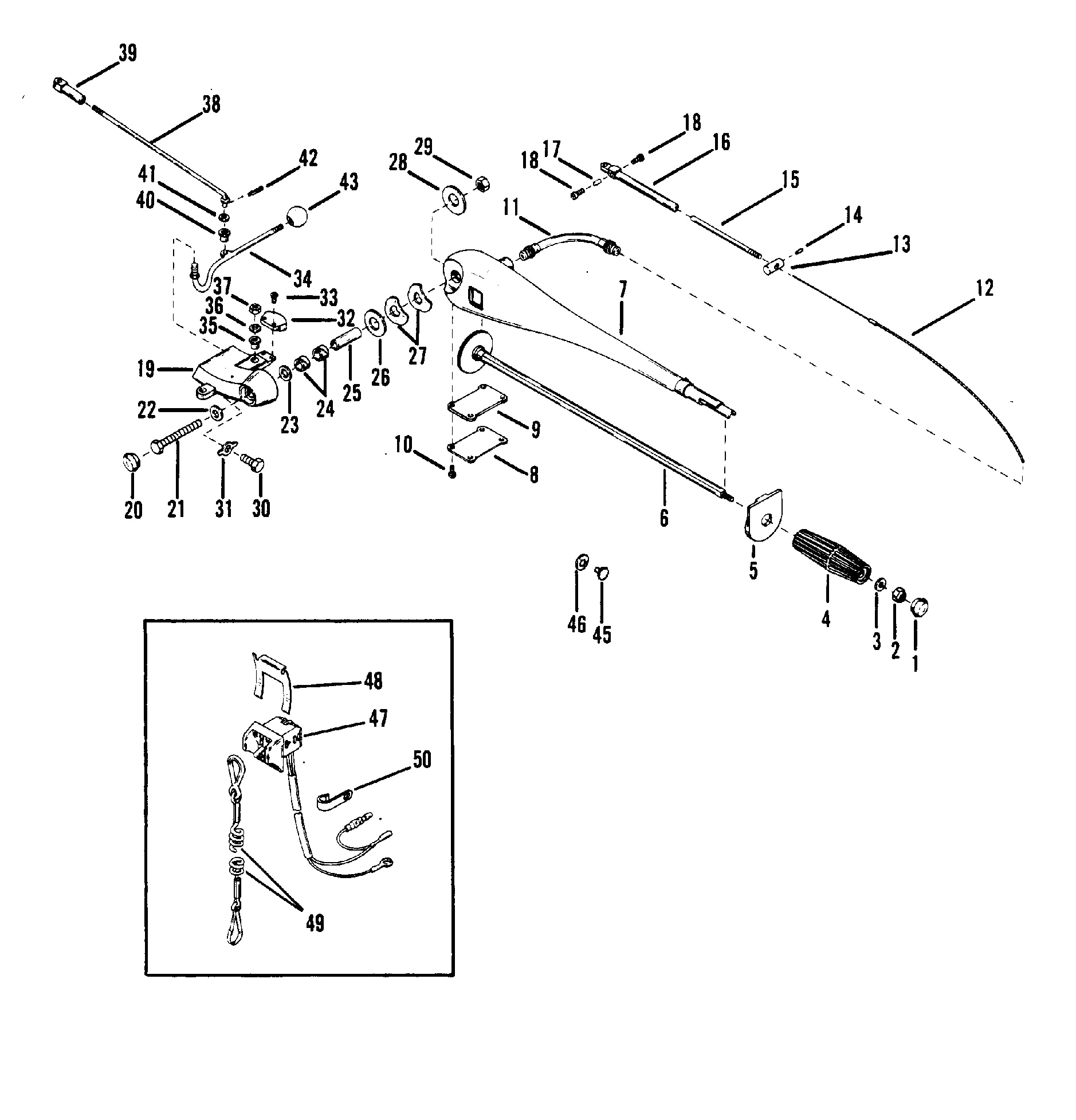 STEERING HANDLE ASSEMBLY