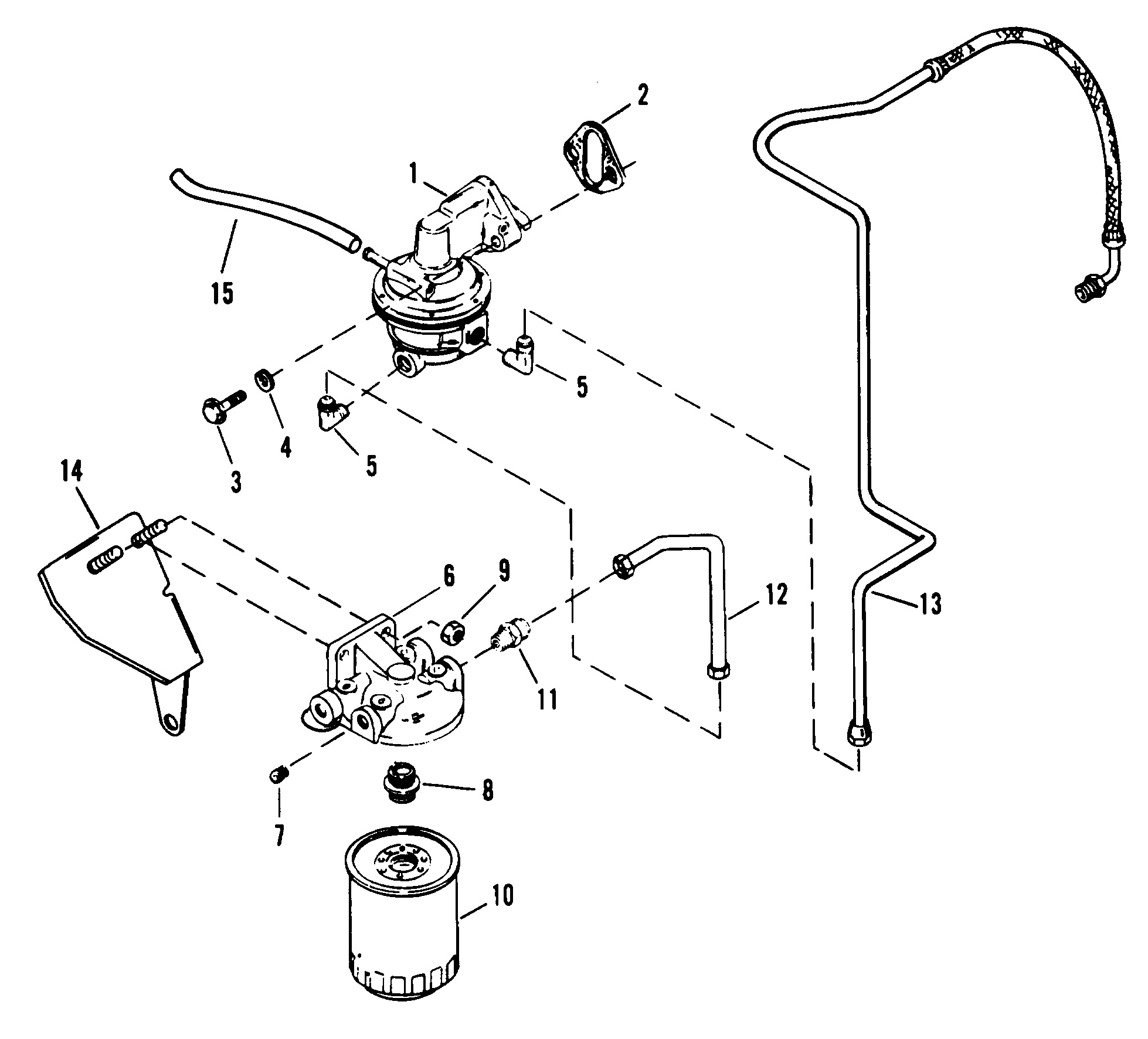 FUEL PUMP AND FUEL FILTER