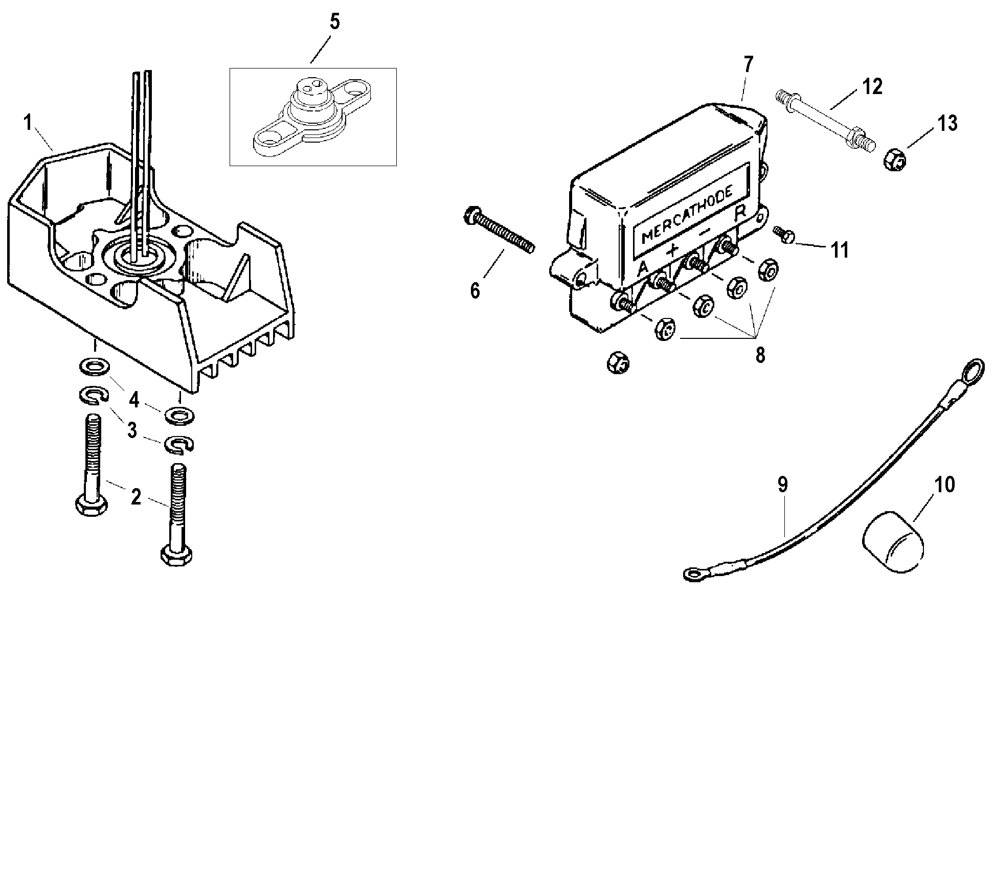 MERCATHODE COMPONENTS