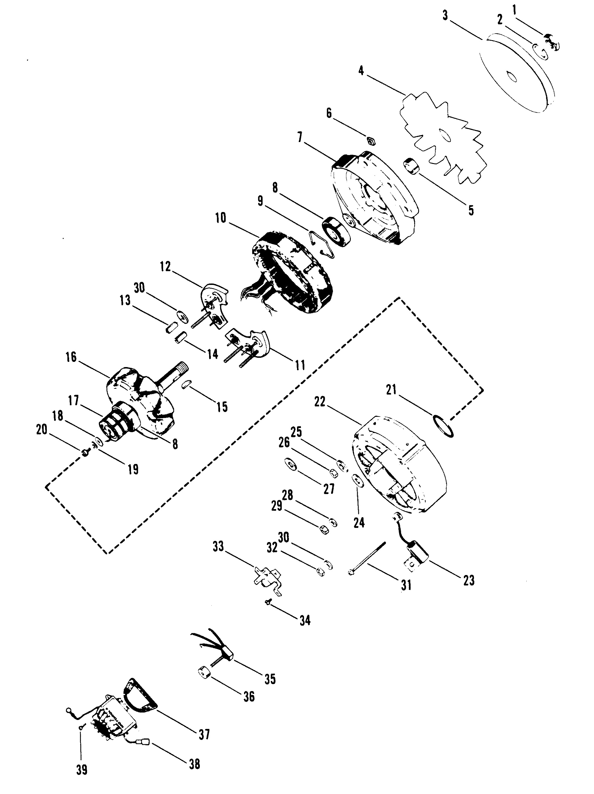 ALTERNATORE (MOTOROLA)MOTOROLA #8MR2039K