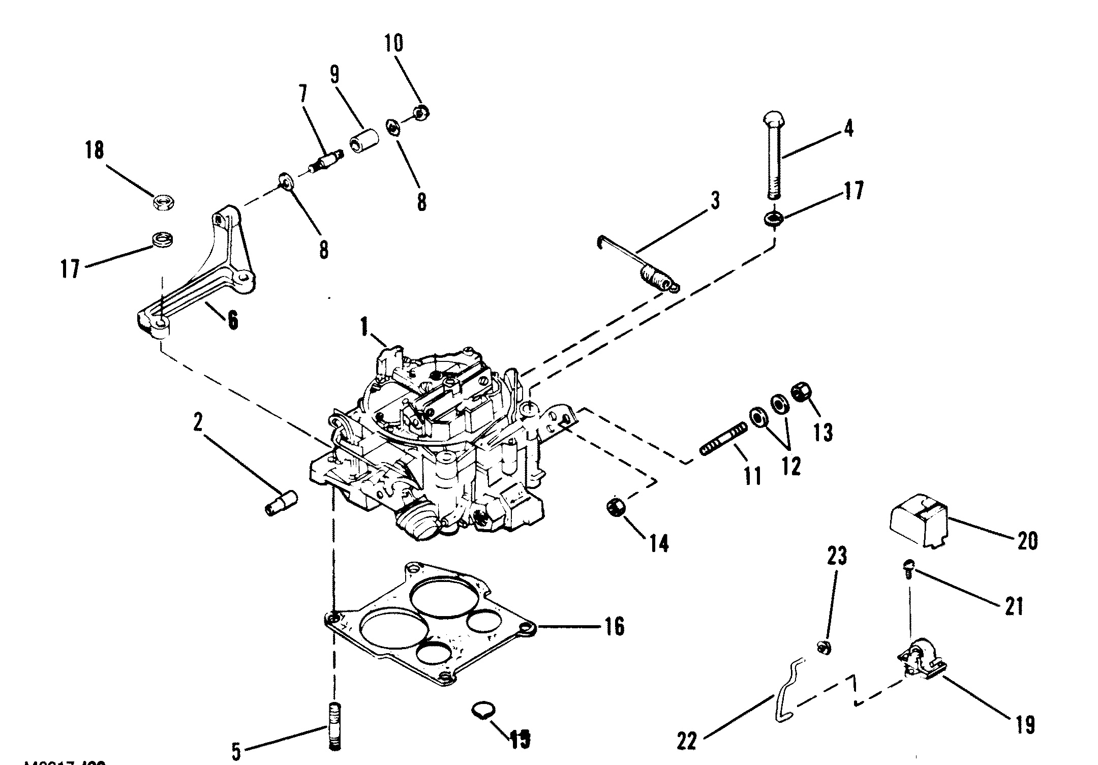 CARBURETOR AND LINAKGE