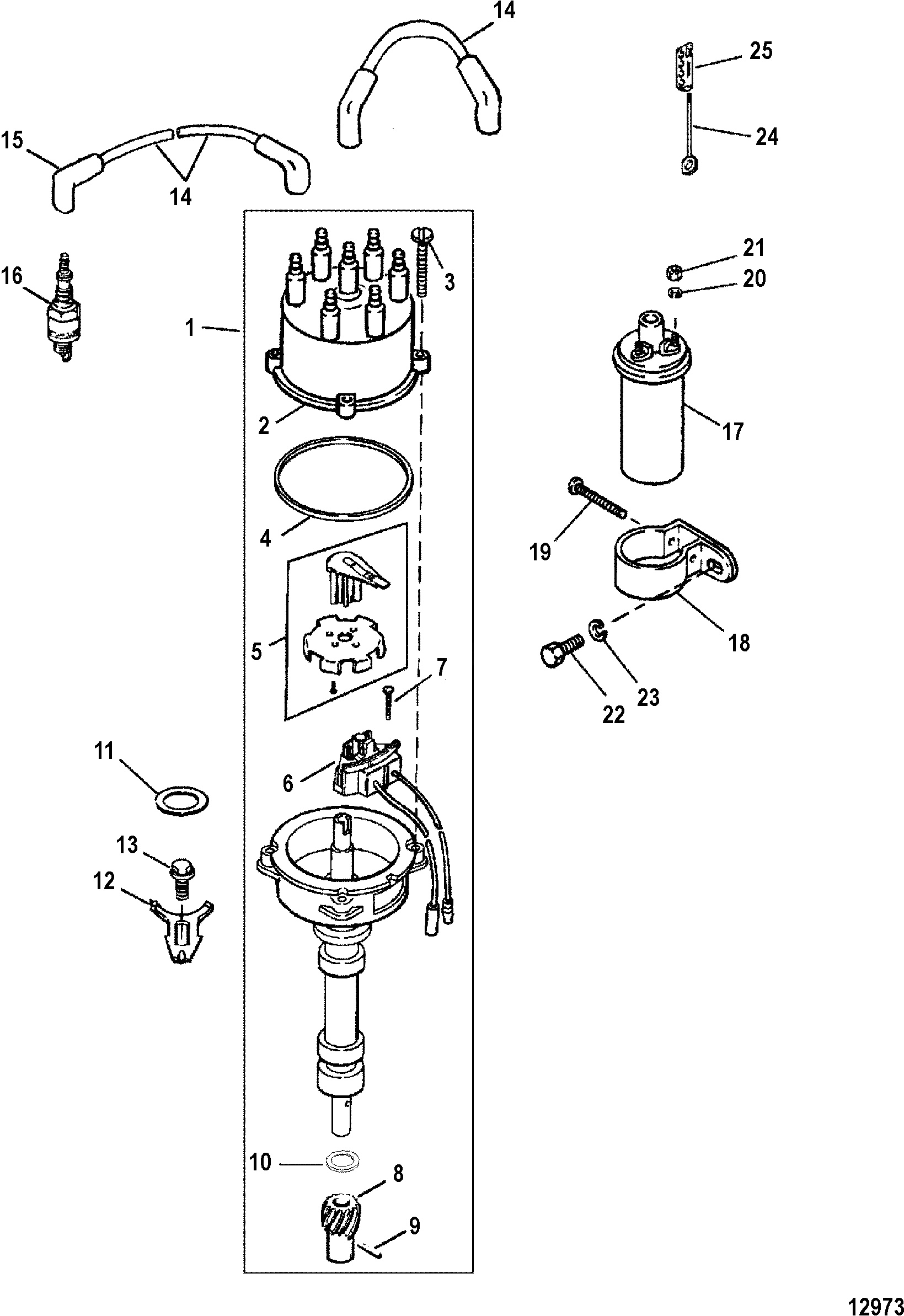 DISTRIBUTOR AND IGNITION COMPONENTS