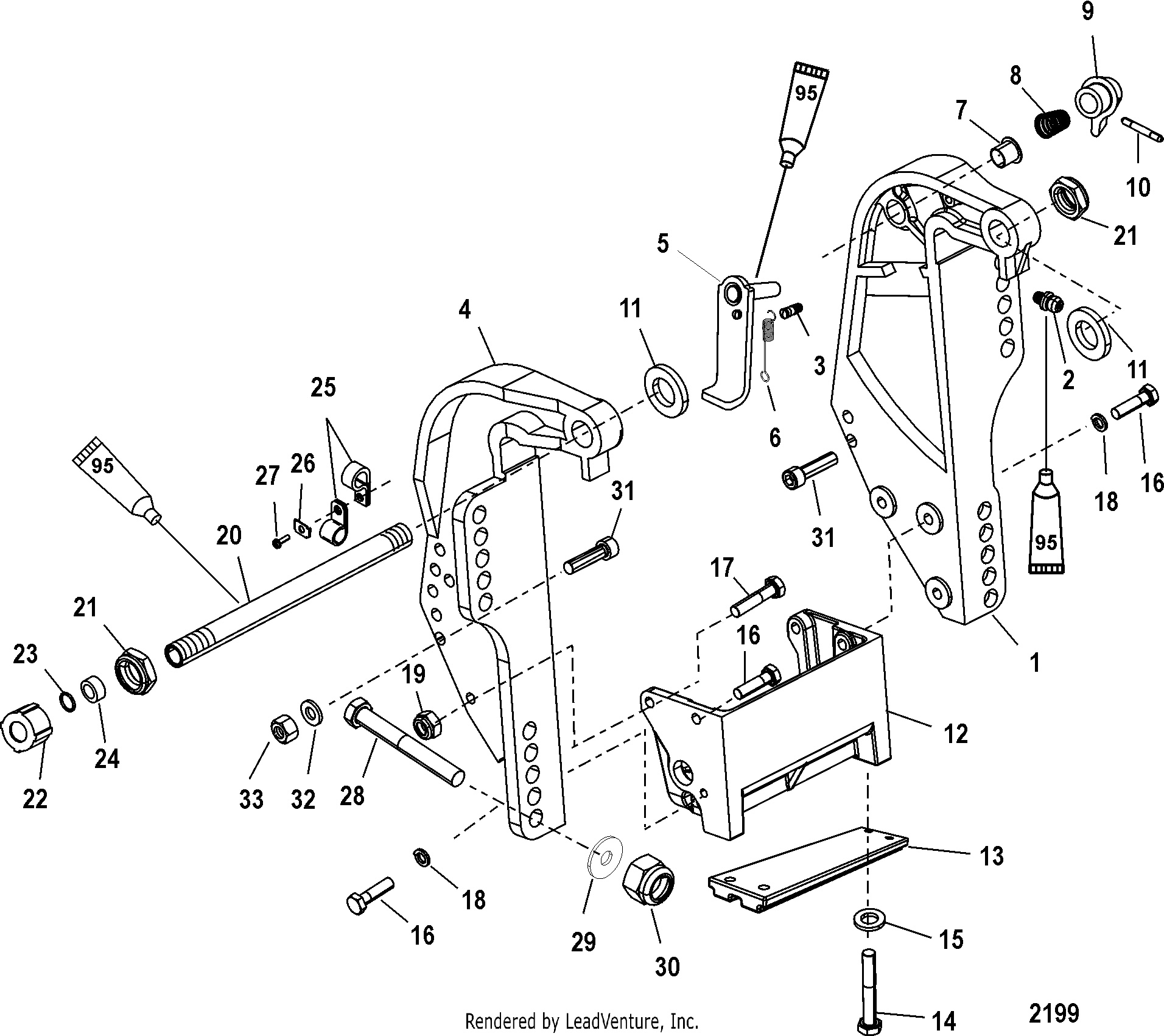 Transom Bracket