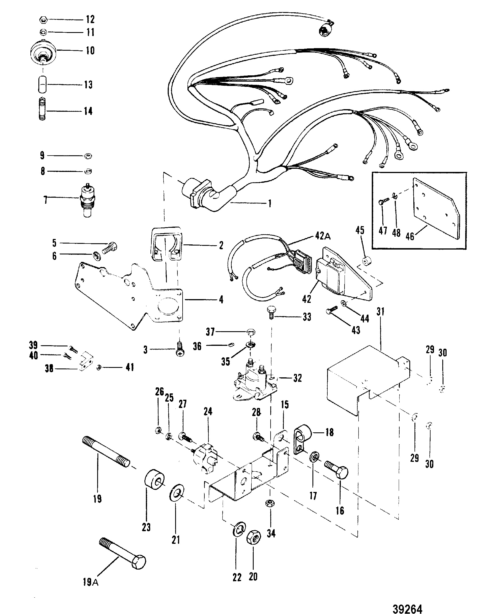 WIRING HARNESS AND ELECTRICAL COMPONENTS