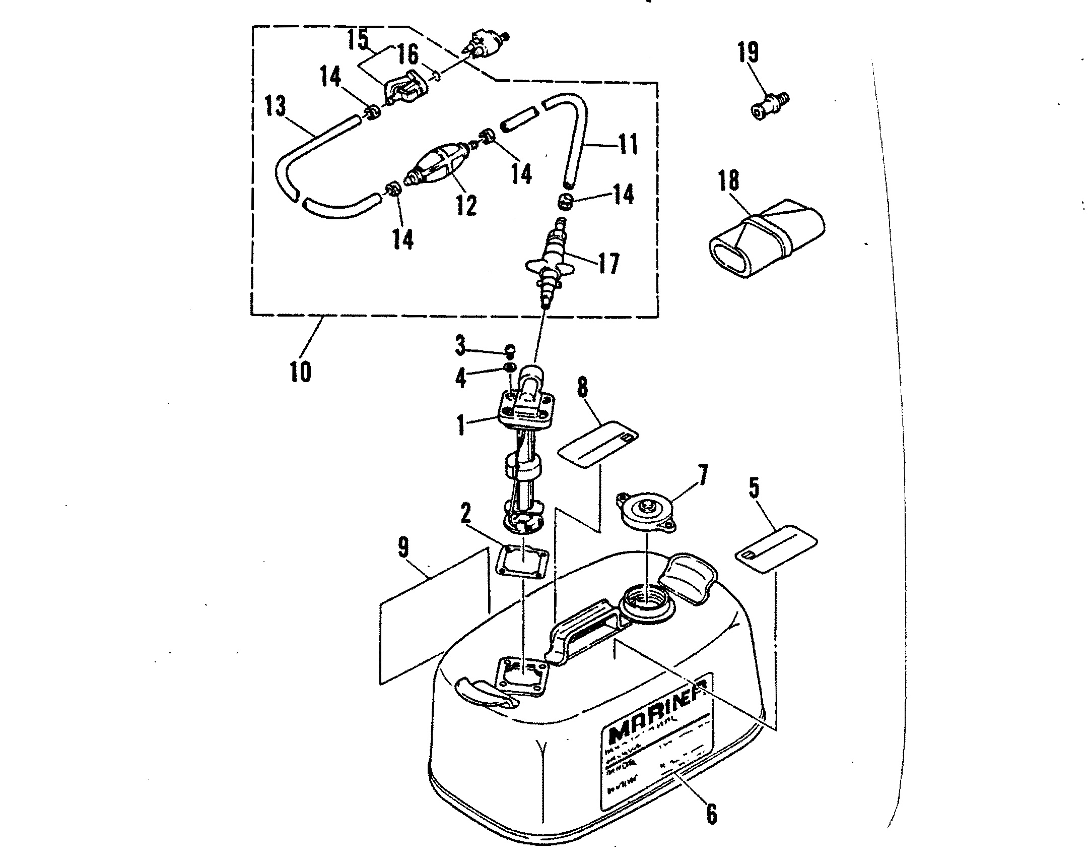RÉSERVOIR DE CARBURANT ET CONDUITES (ÉQUIPEMENT D'ORIGINE)