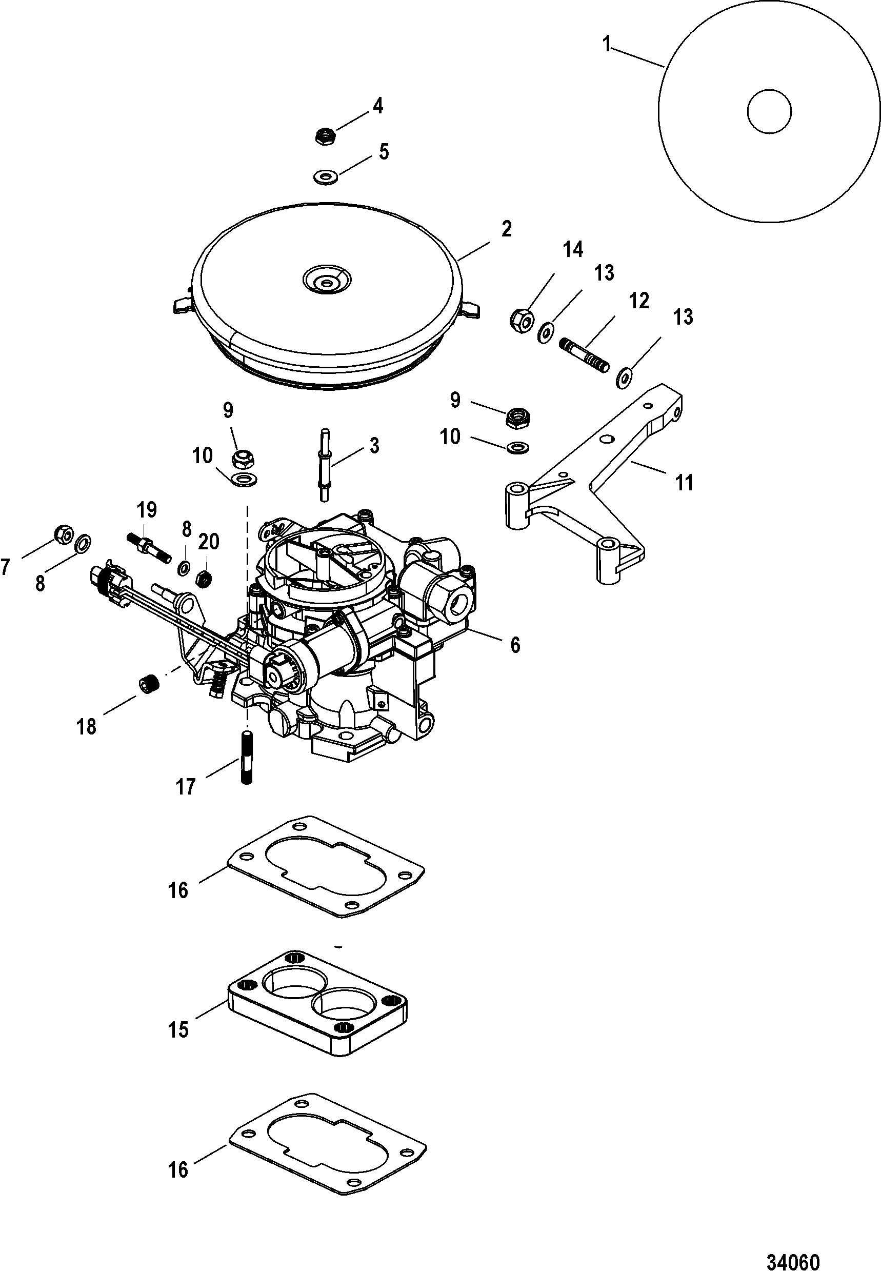 Carburetor and Throttle Linkage