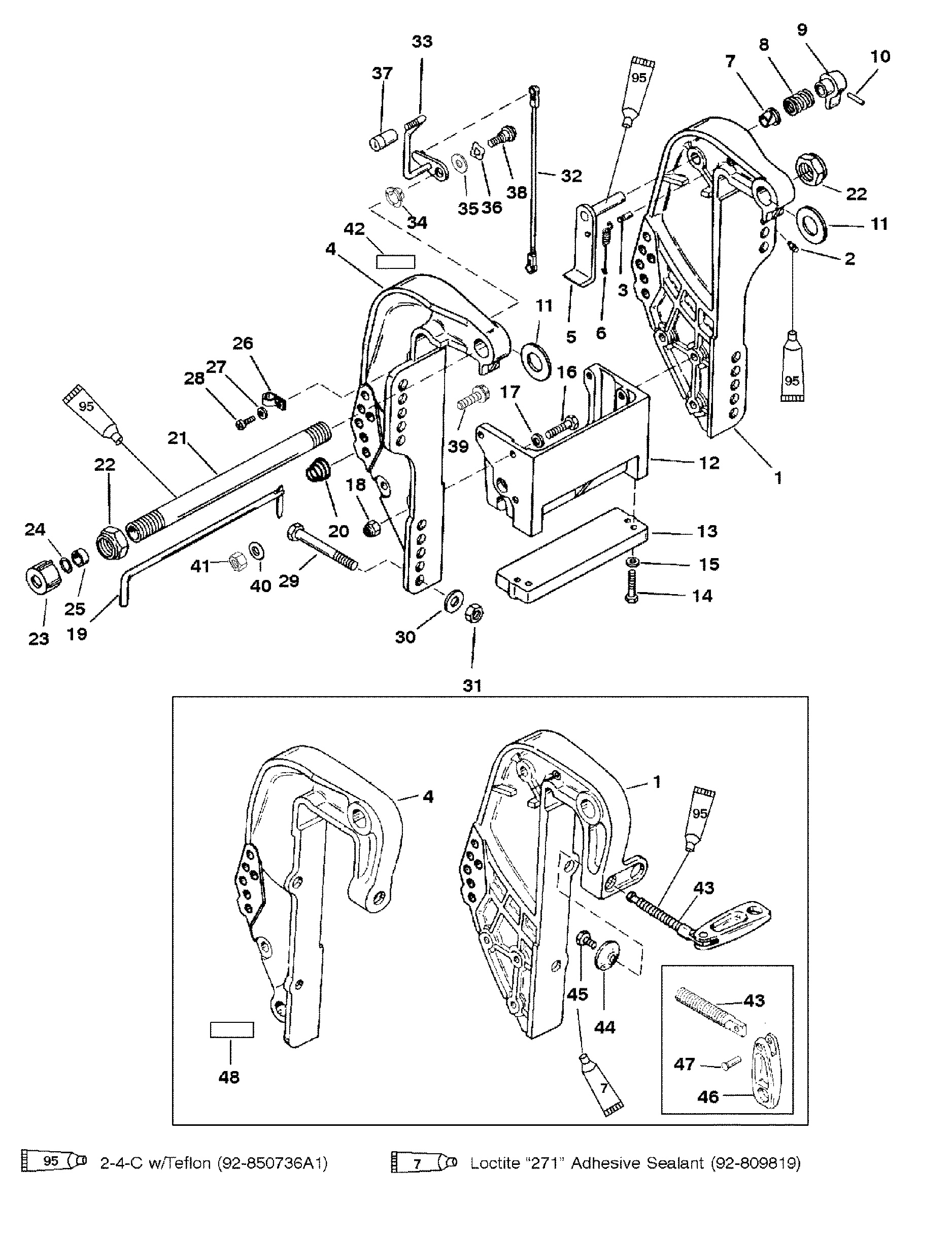 Transom Bracket