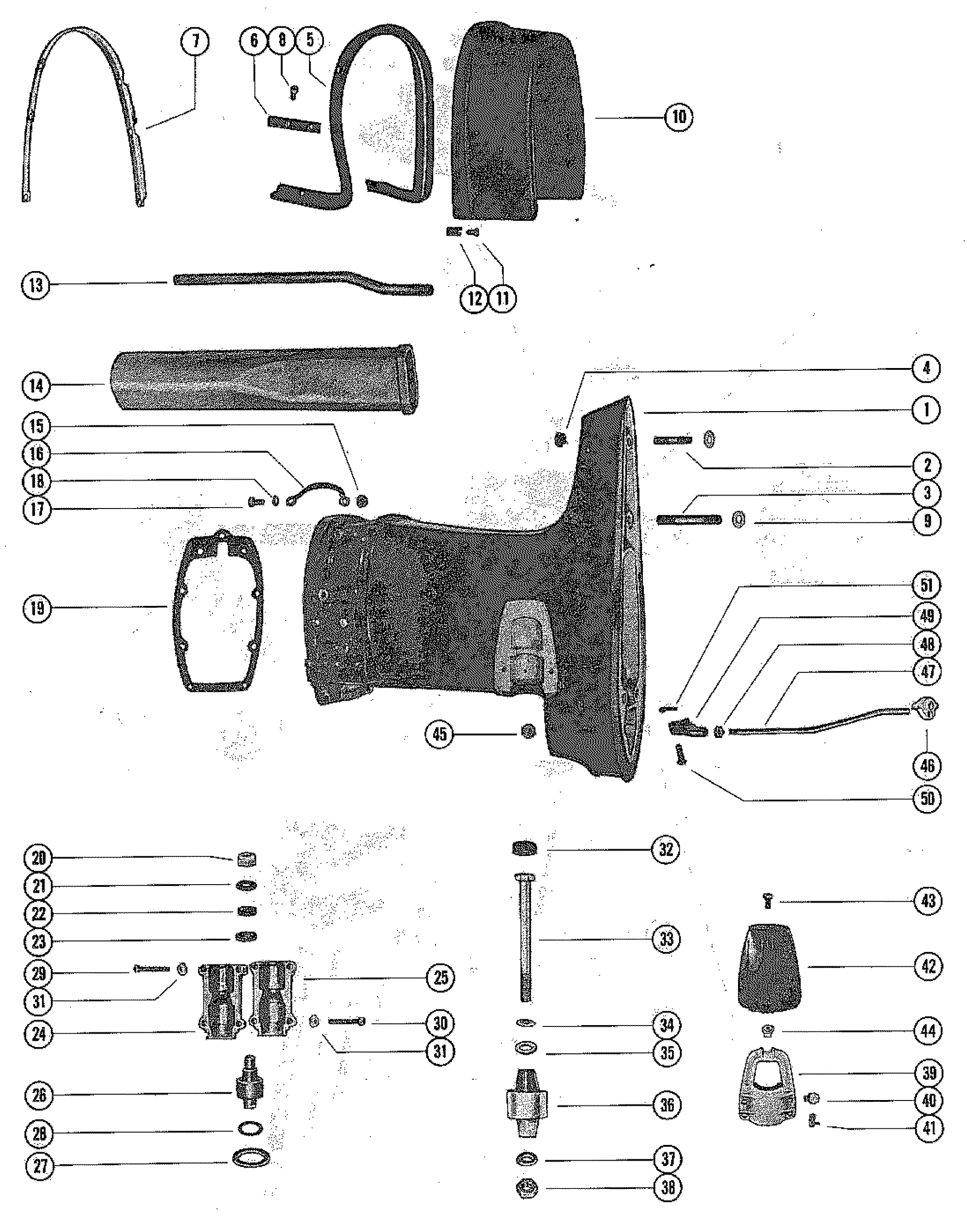 DRIVE SHAFT HOUSING ASSEMBLY