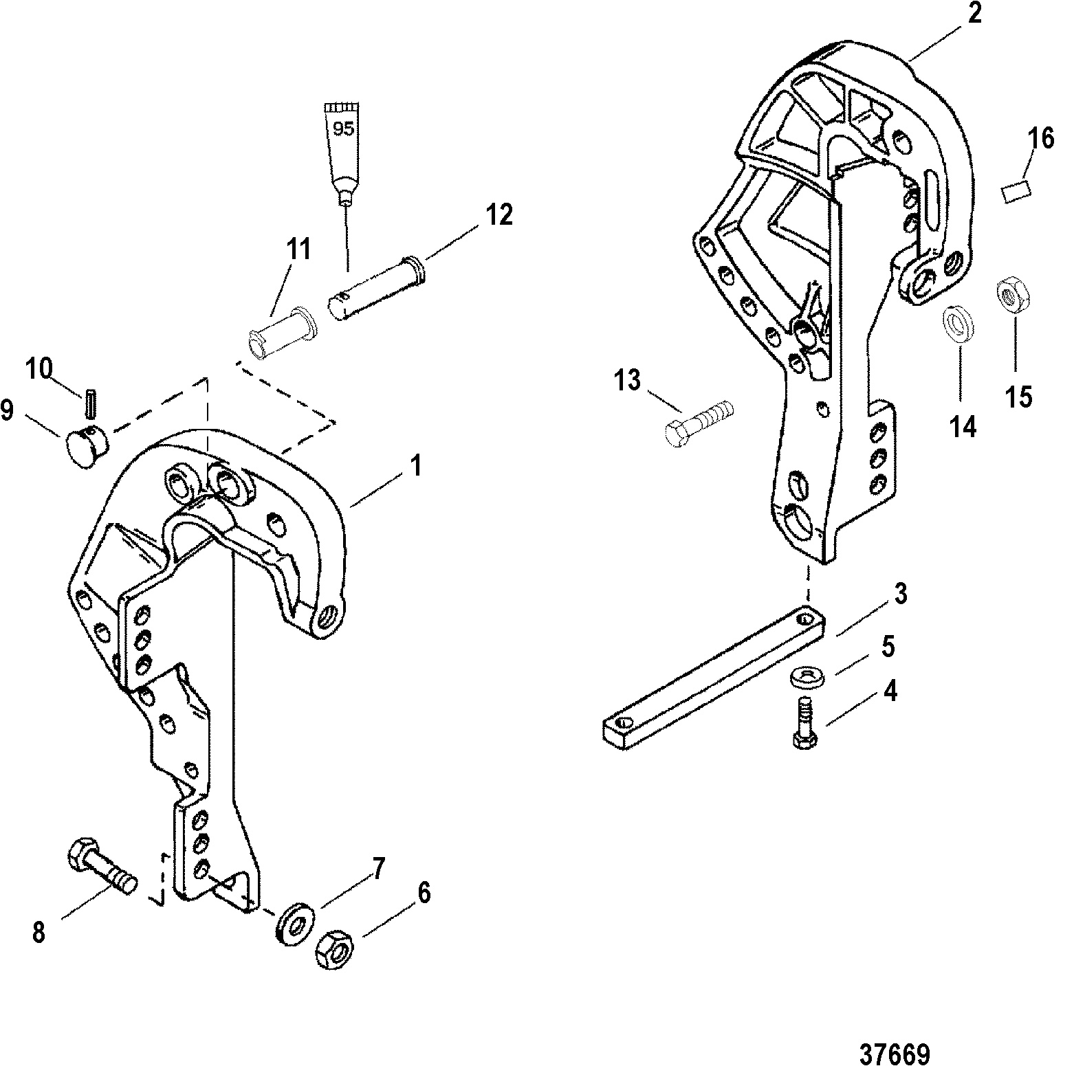 CLAMP BRACKET(NON BIGFOOT)