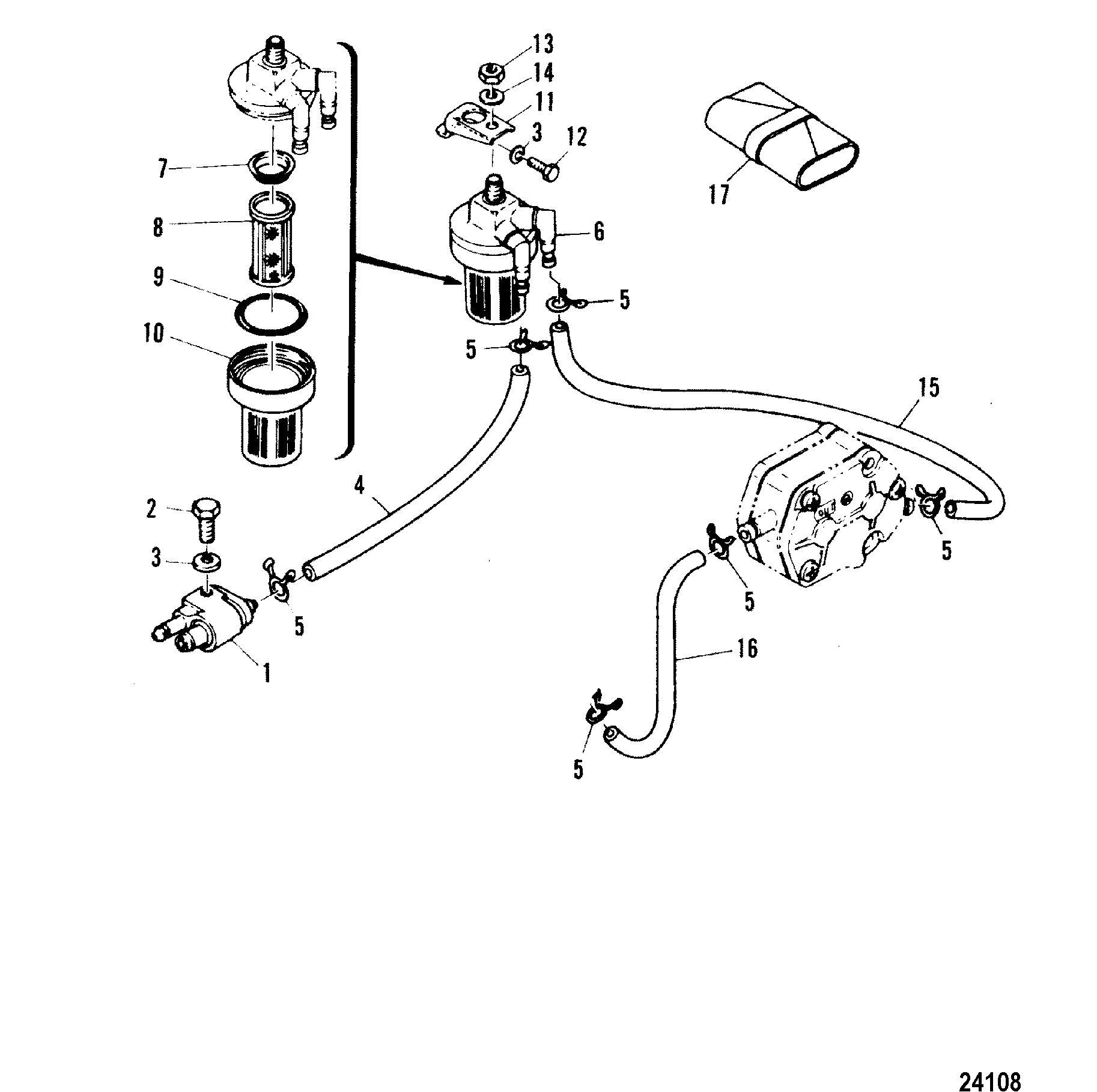 FUEL LINES AND FILTER