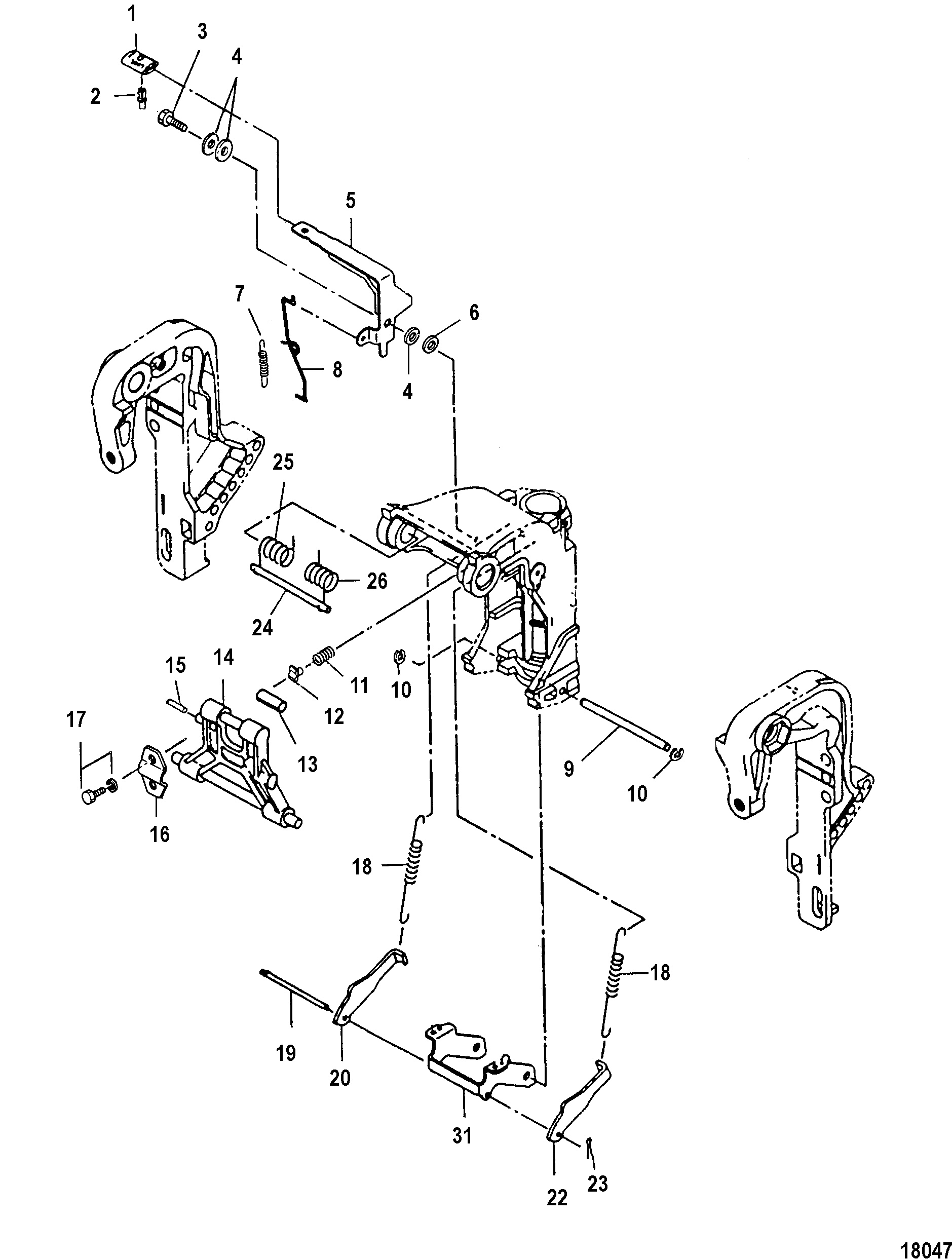 Manual Tilt, Serial Number 0N096057 and Below