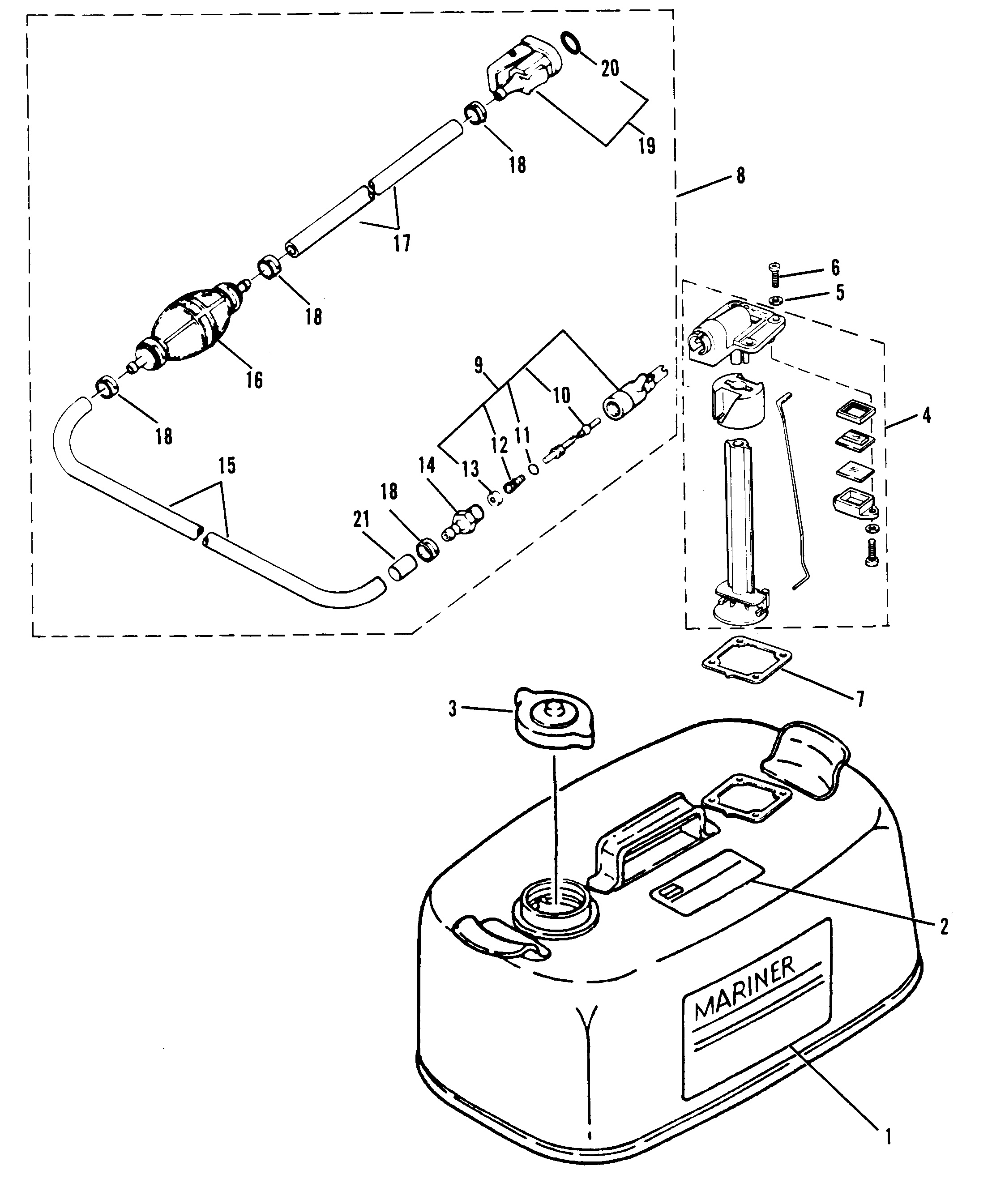 ENSEMBLE RÉSERVOIR DE CARBURANT ET CONDUITE DE CARBURANT (ÉQUIPEMENT D'ORIGINE)