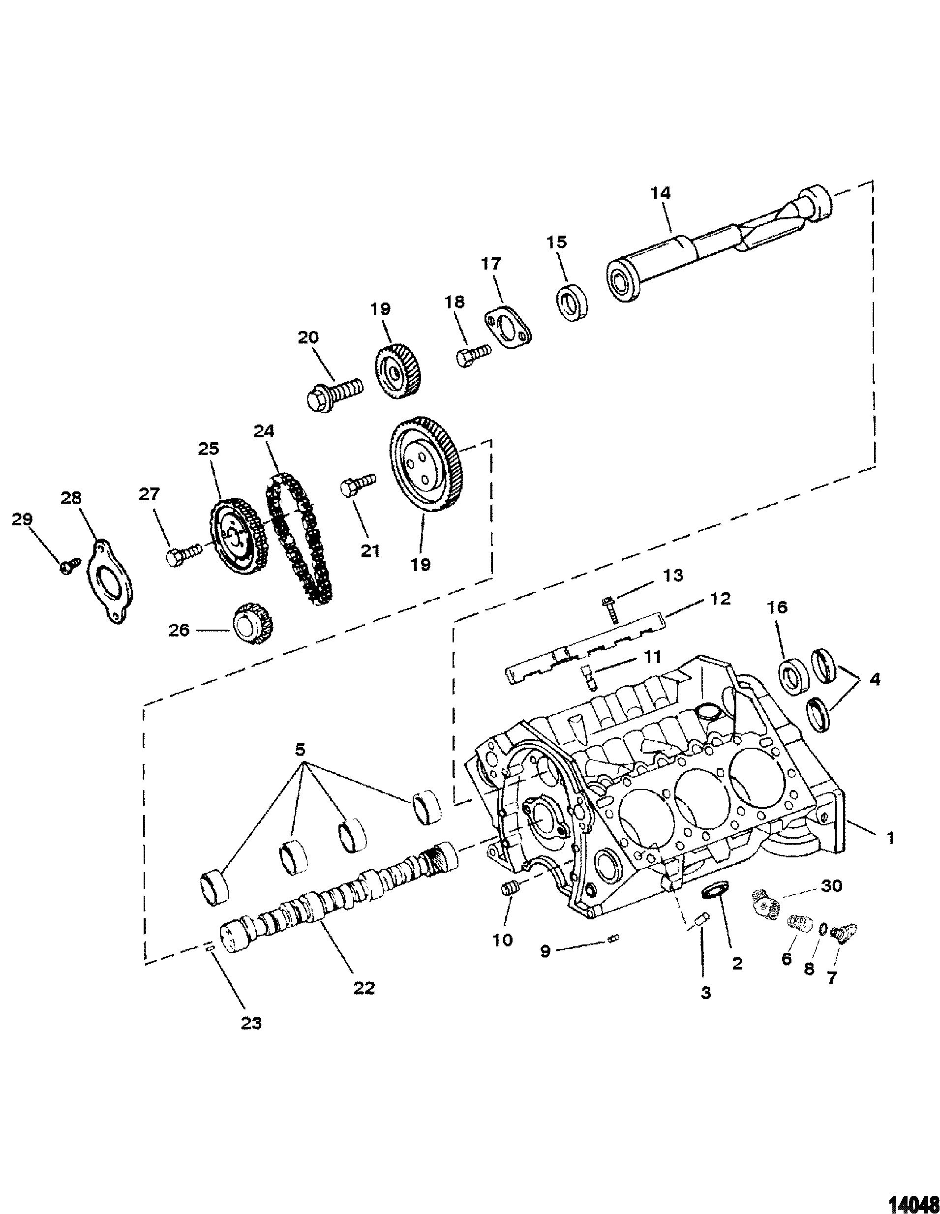 Cylinder Block And Camshaft