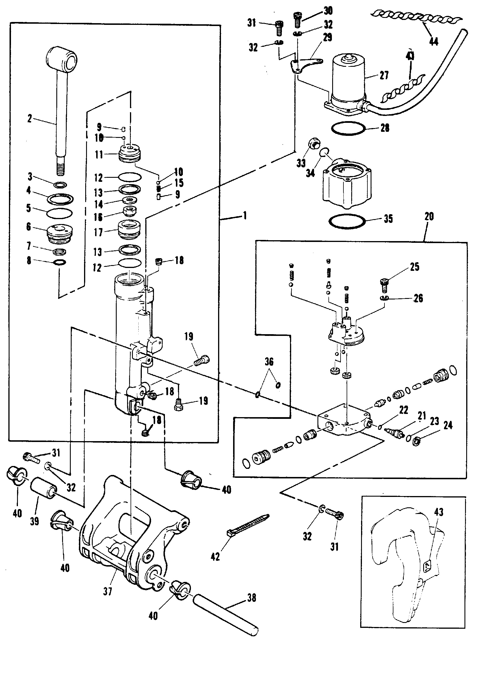 ENSEMBLE D'INCLINAISON ÉLECTRIQUE ET SUPPORT