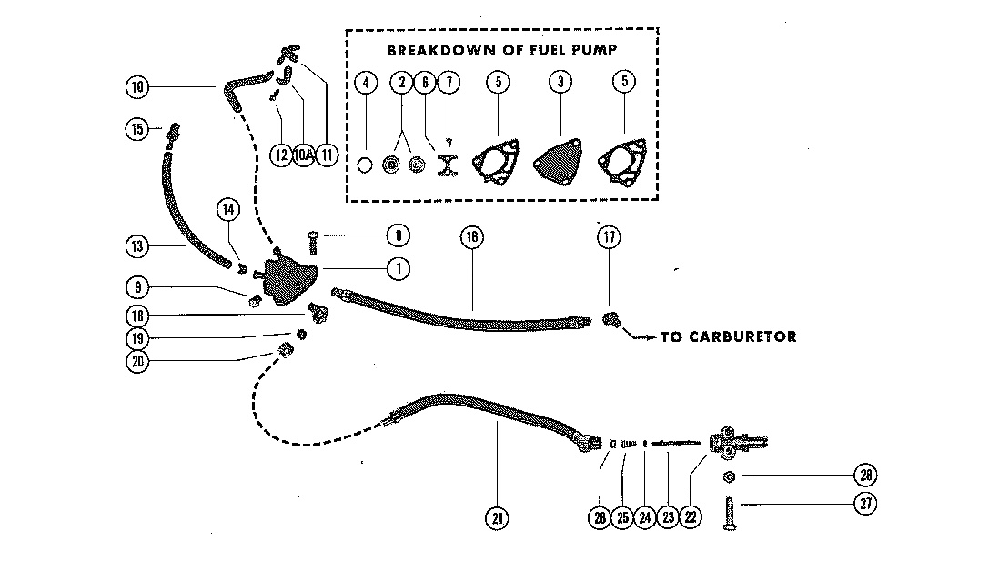 FUEL PUMP ASSEMBLY AND FUEL LINES