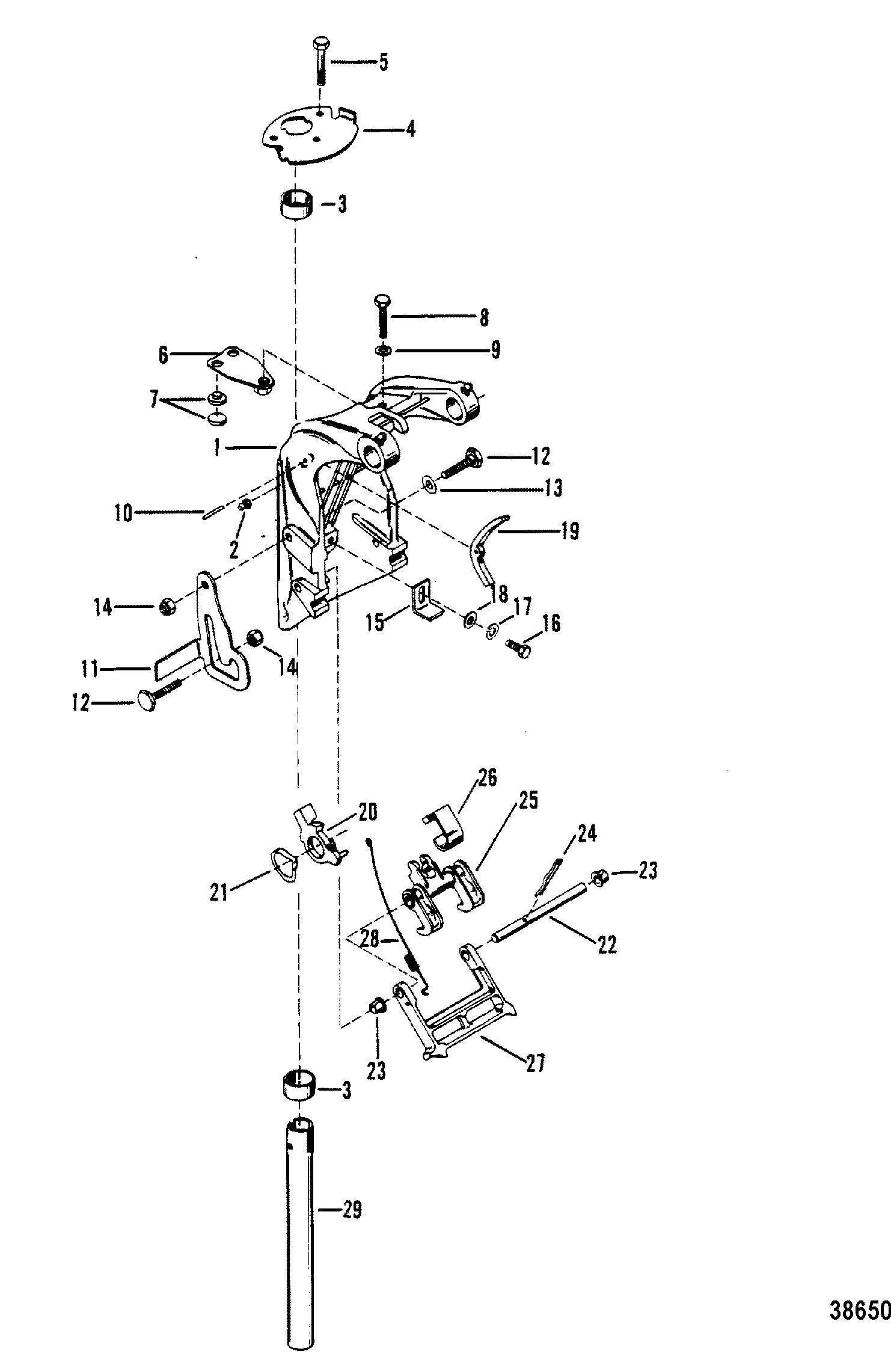 SWIVEL BRACKET ASSEMBLY