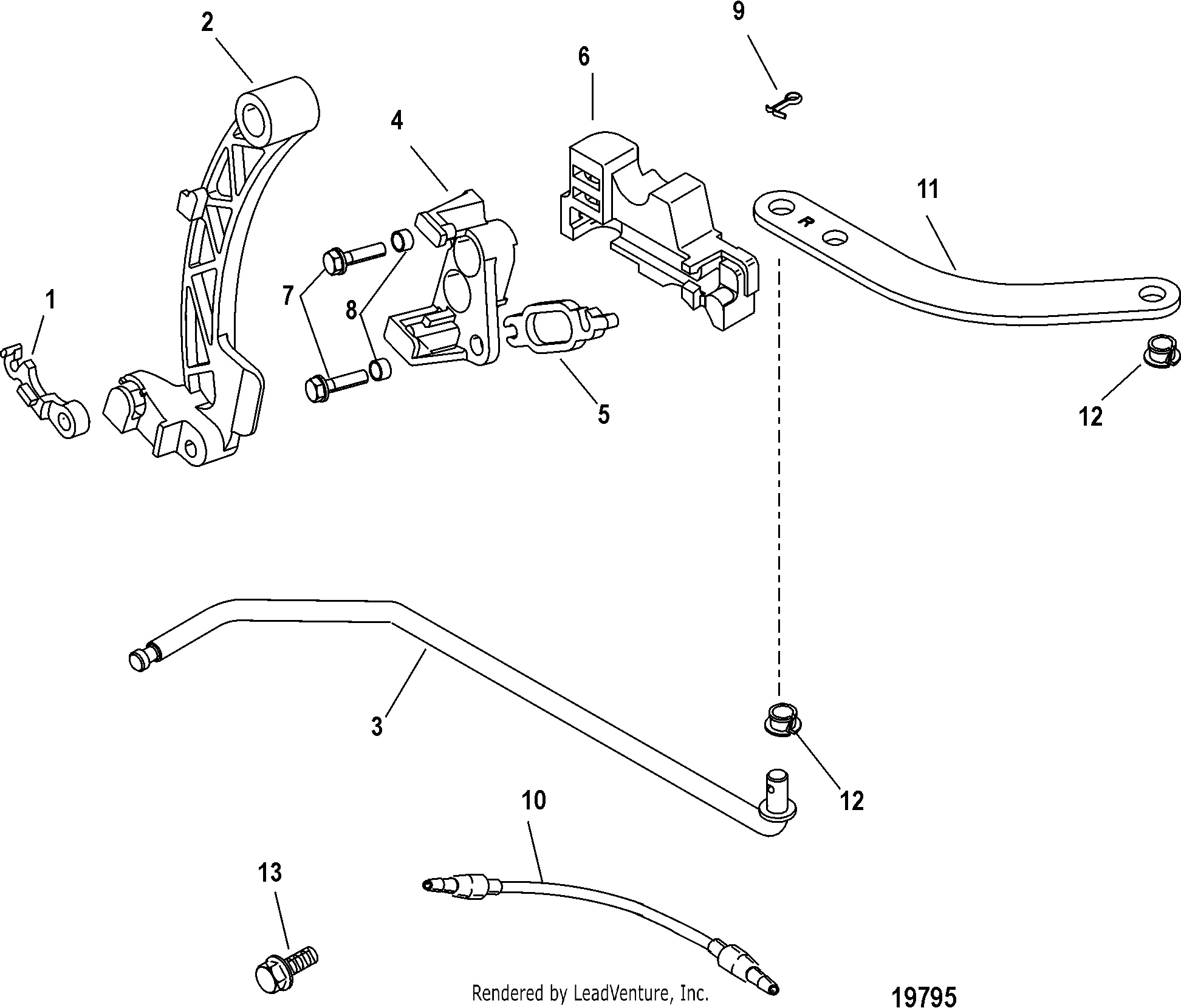 Kit de fijación: control remoto (880093A 2)