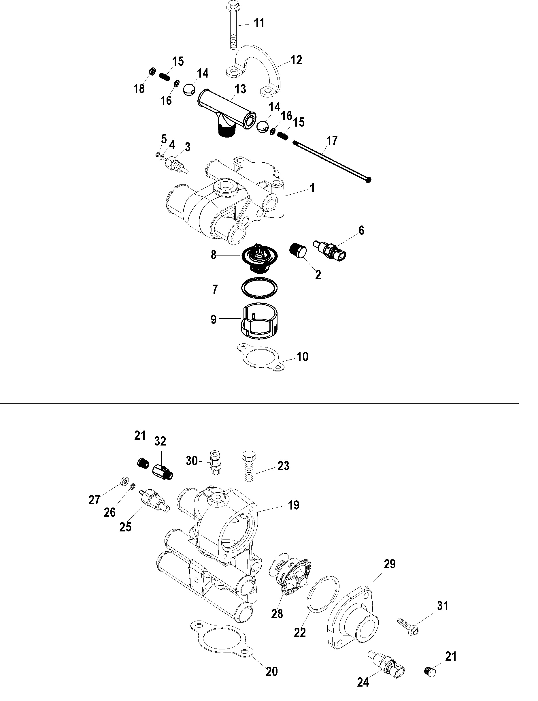 Thermostat and Housing