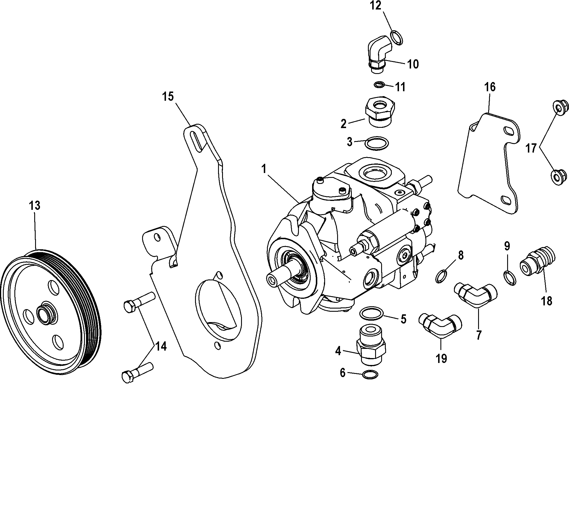 AXIUS Steering Components, Hydraulic Pump
