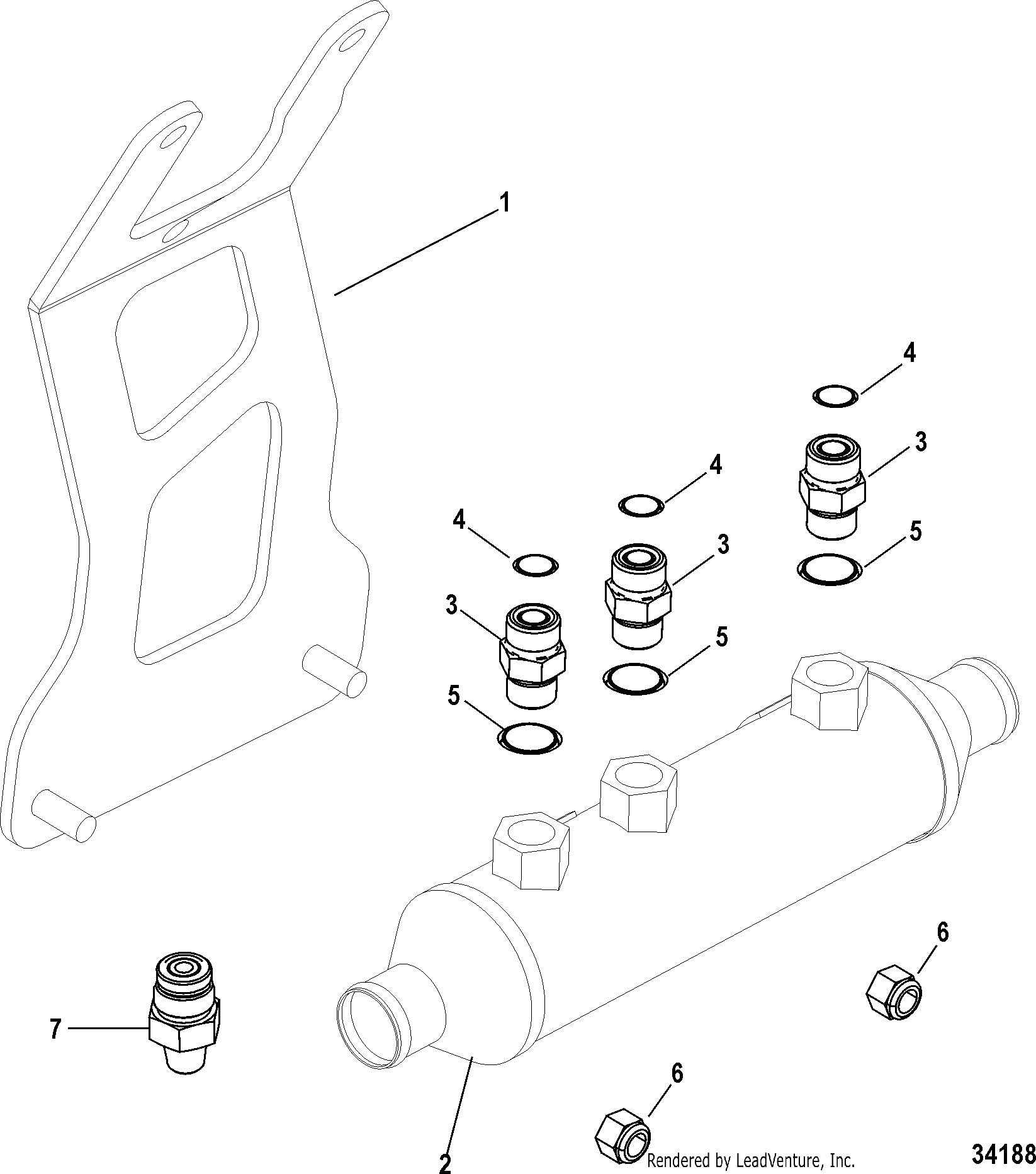 AXIUS Steering Components, Oil Cooler and Bracket, Gen I