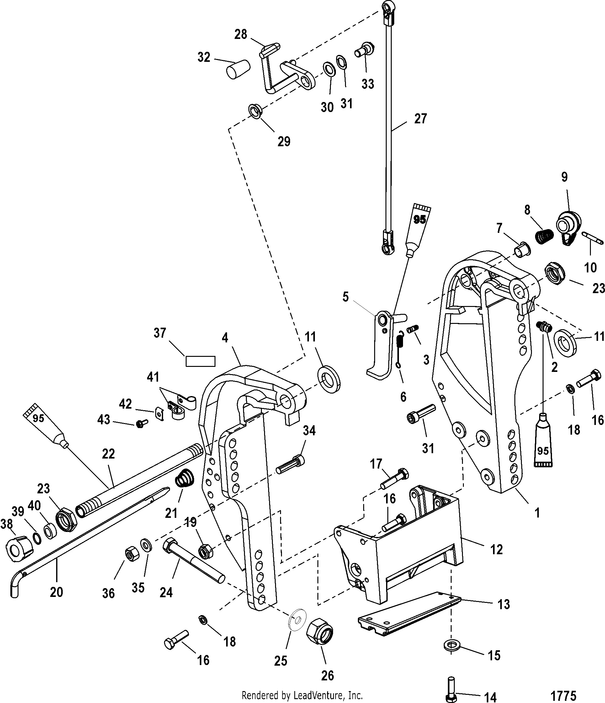 Transom Bracket