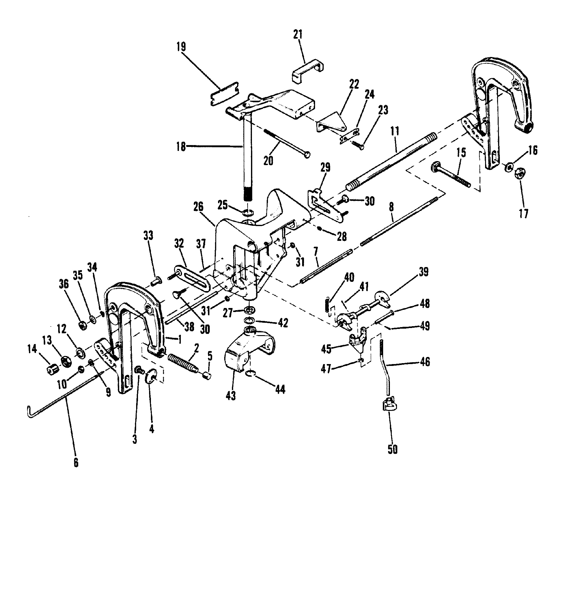 CLAMP AND SWIVEL BRACKET ASSEMBLY