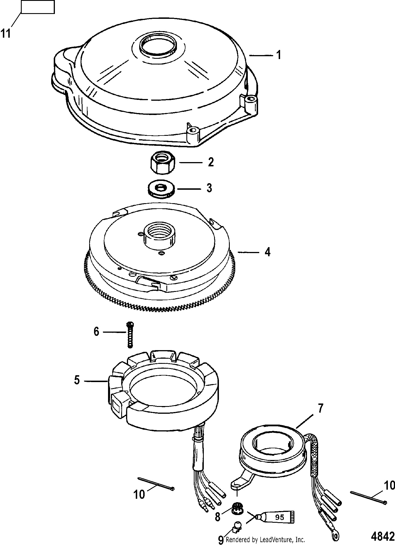 Flywheel and Stator(Electric)