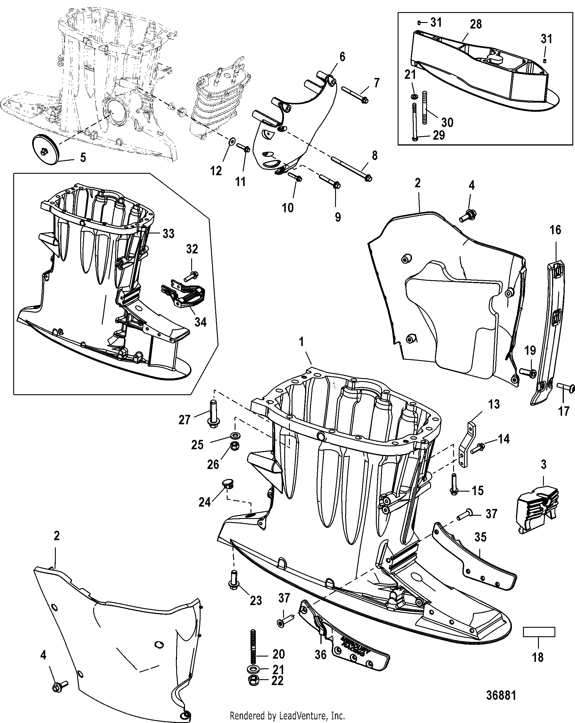 Driveshaft Housing
