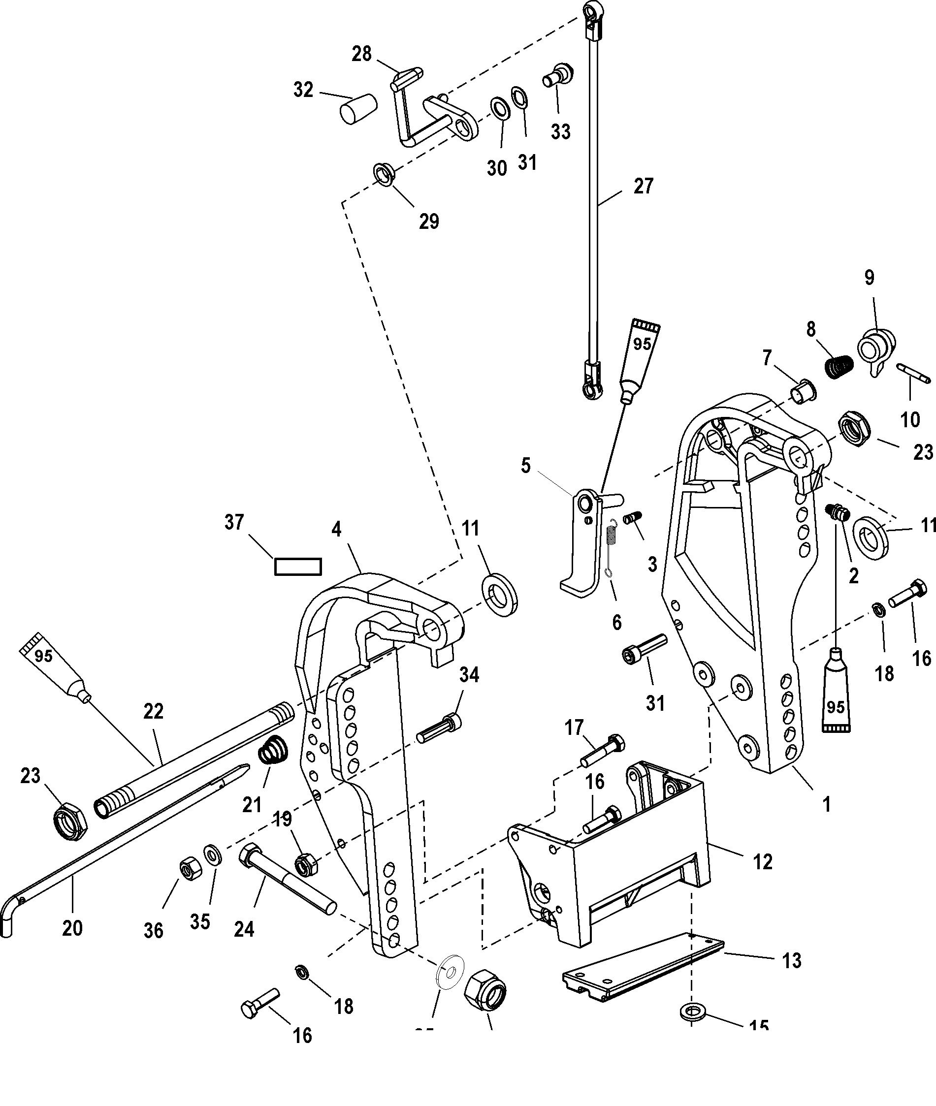 Transom Bracket
