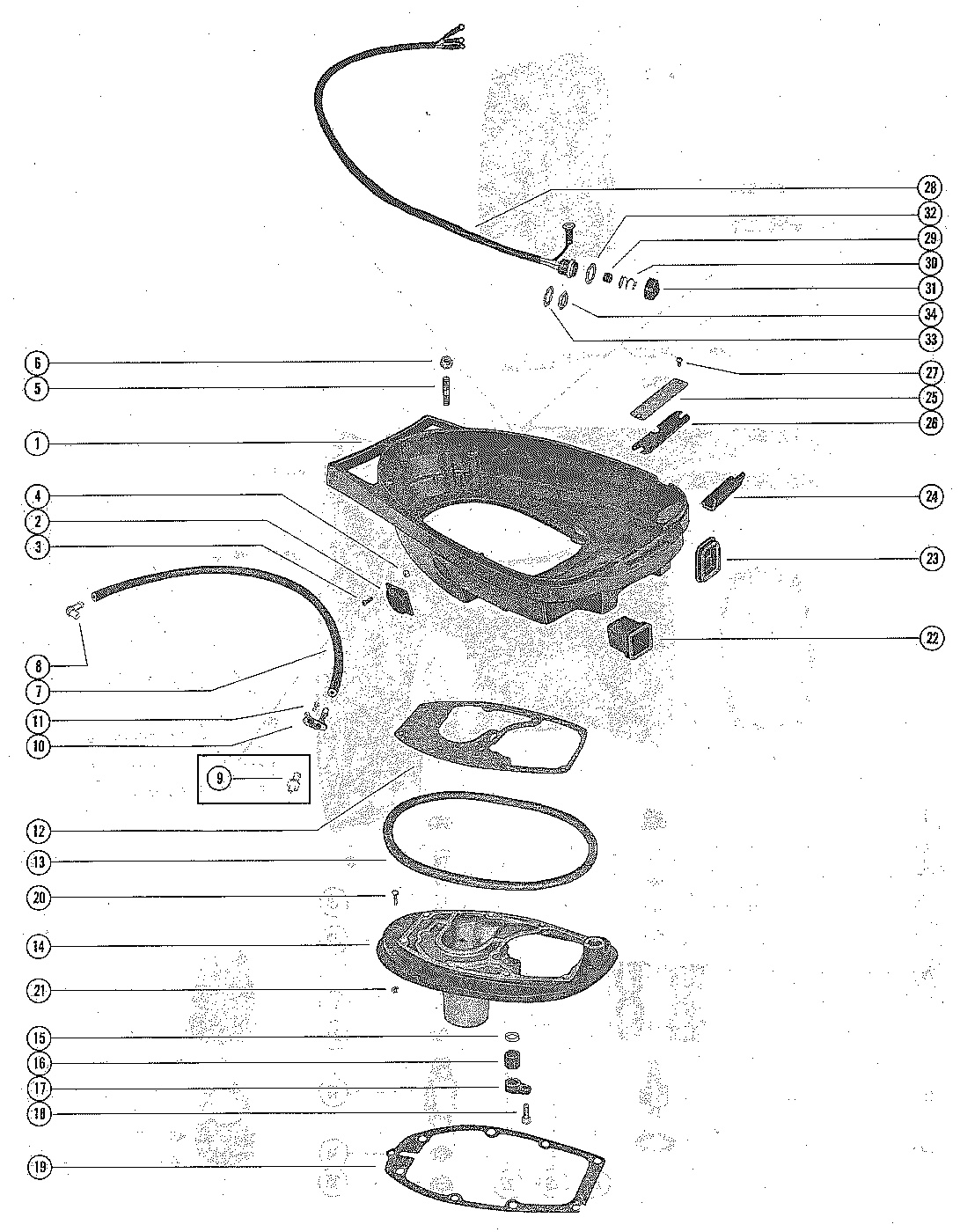 BOTTOM COWL AND EXHAUST PLATE ASSEMBLY