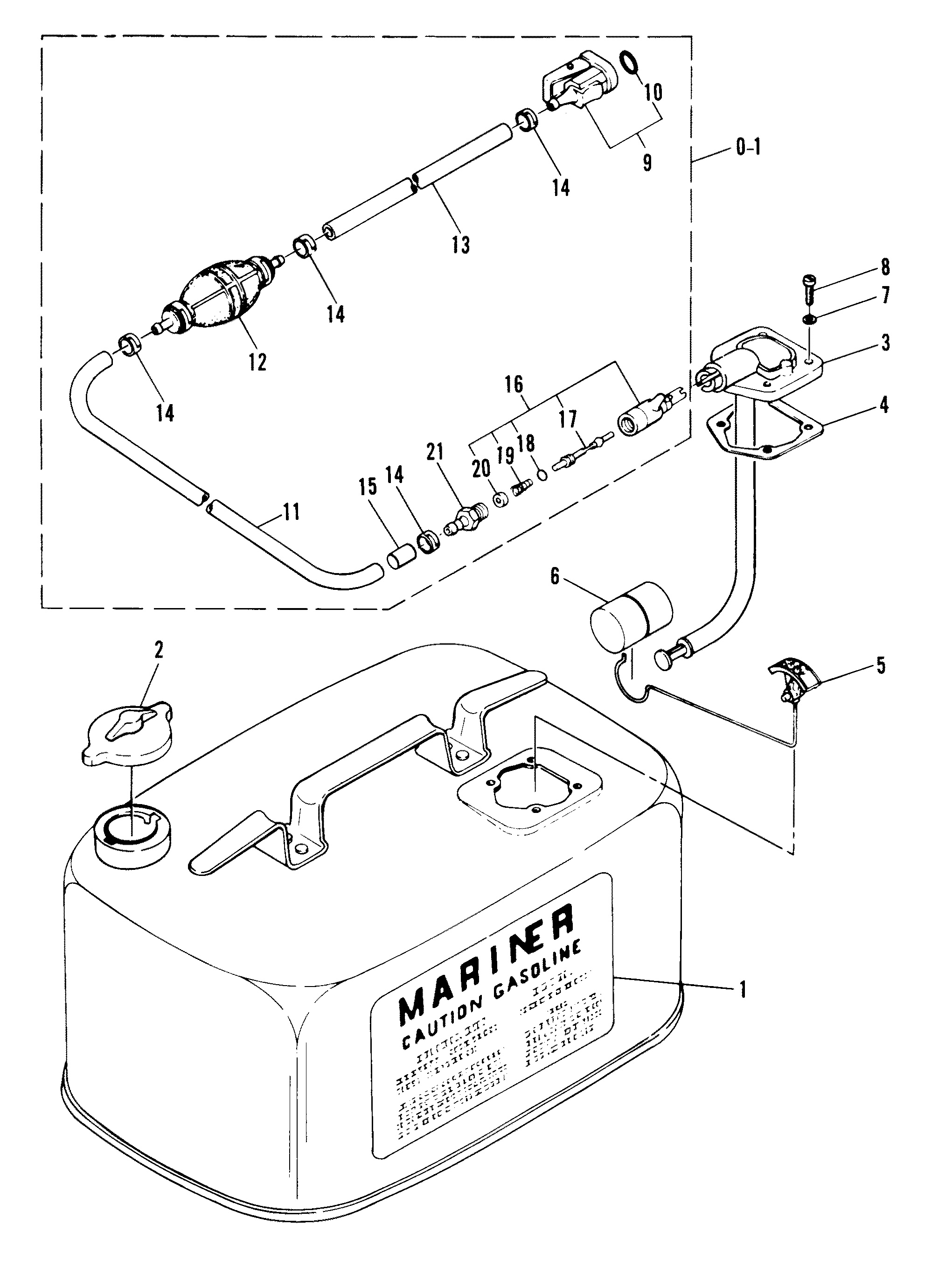 RÉSERVOIR DE CARBURANT (ÉQUIPEMENT D'ORIGINE) 24 LITRES (6,3 GALLONS)