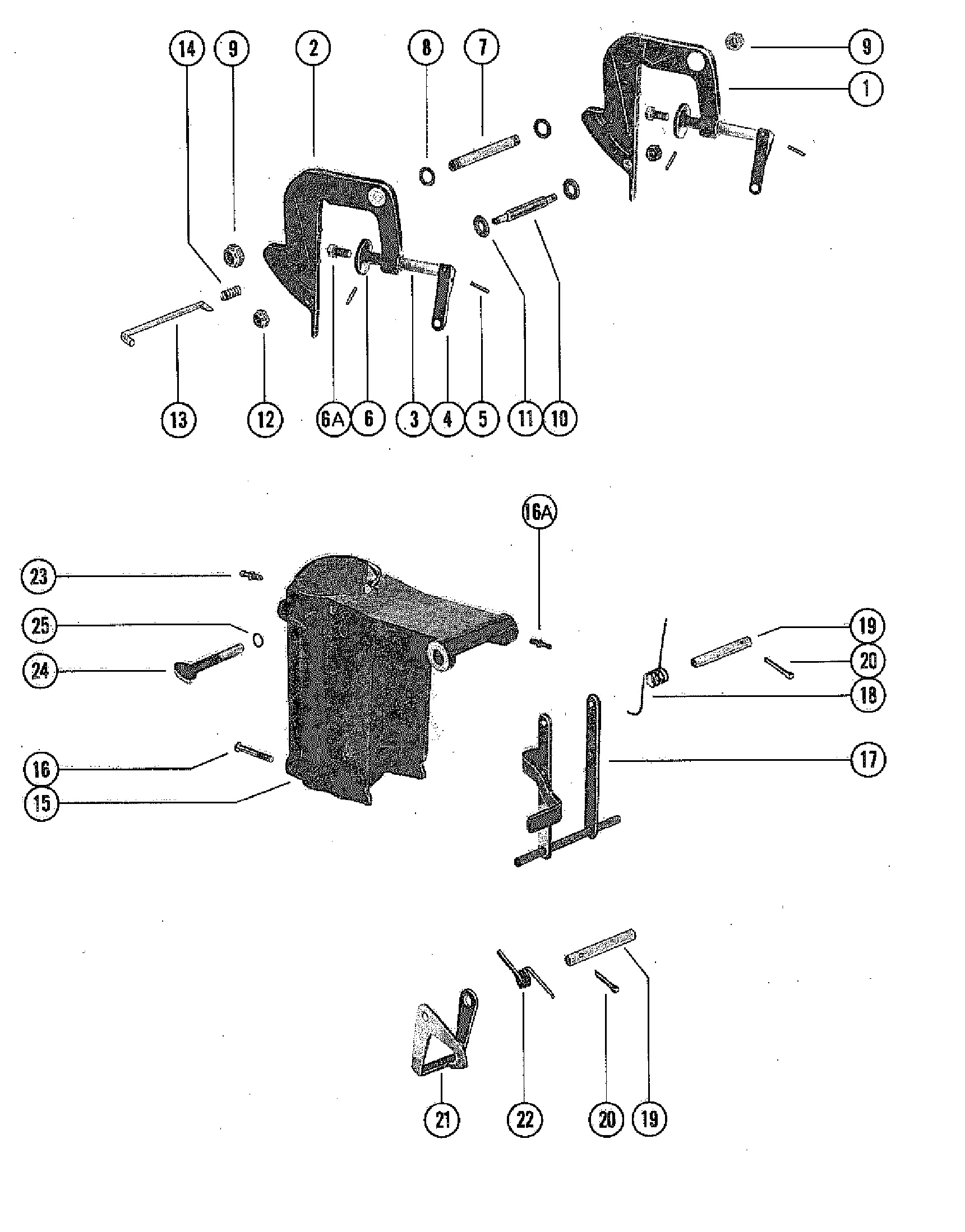 CLAMP AND SWIVEL BRACKET ASSEMBLY