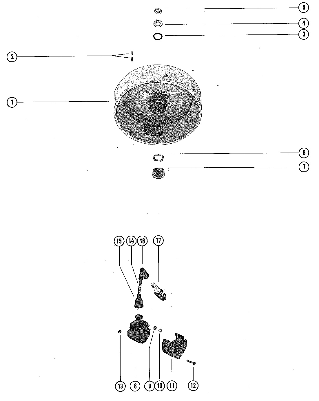 FLYWHEEL AND IGNITION COIL