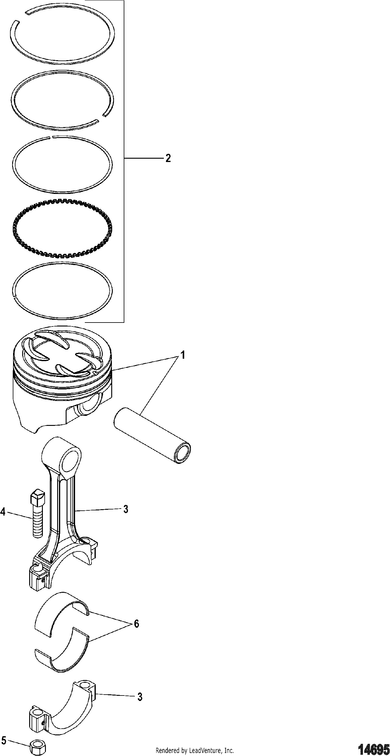 PISTONS ET BIELLES