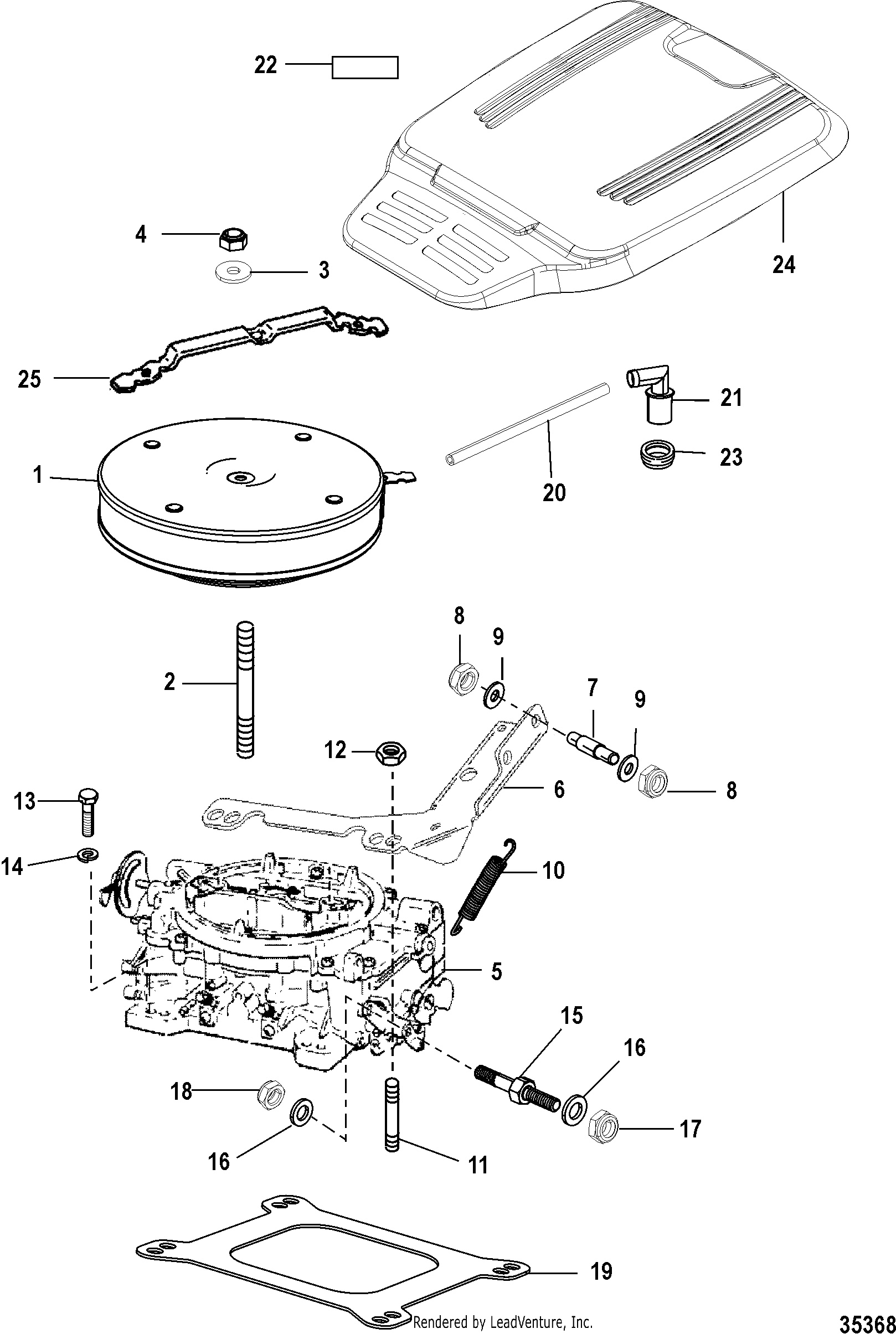 Carburetor and Throttle Linkage