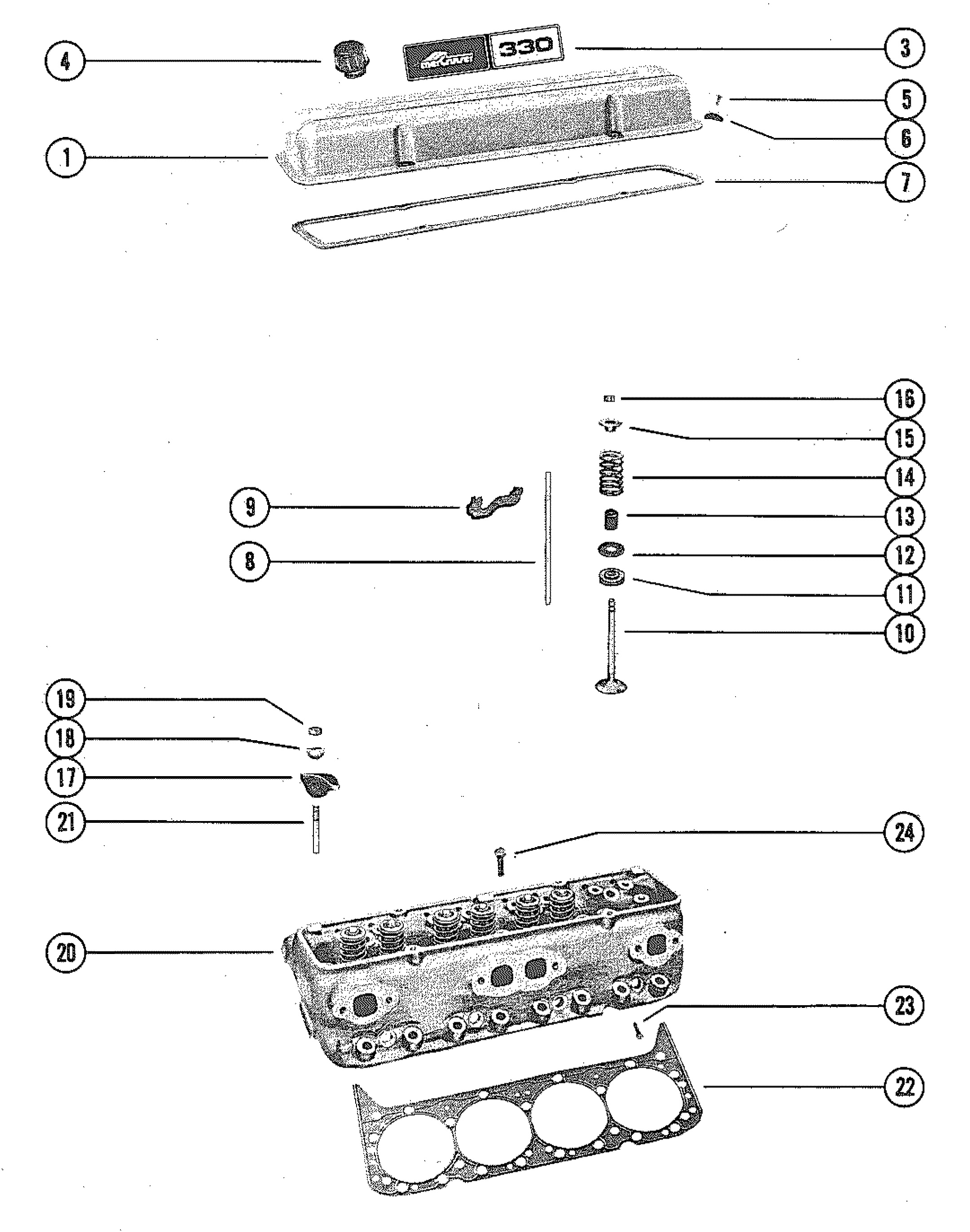 CULASSE ET CACHE CULBUTEUR