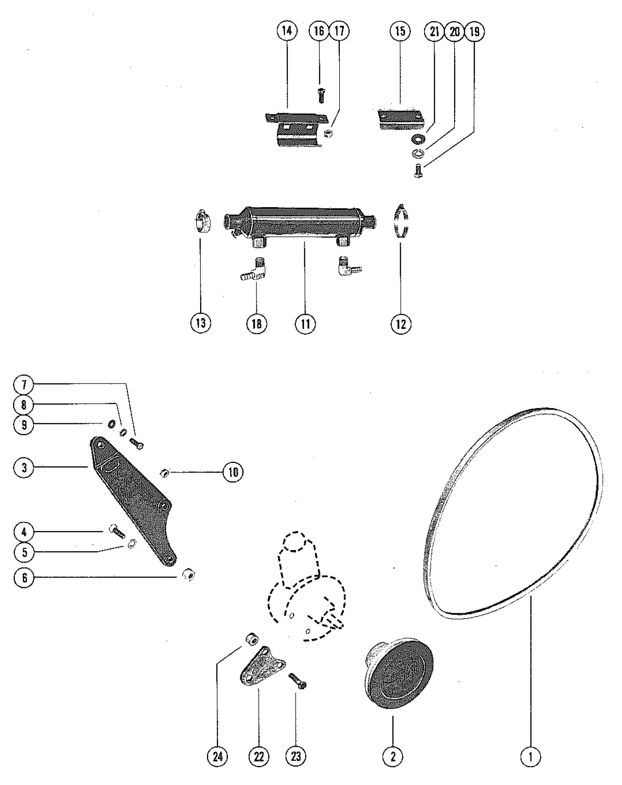 POWER STEERING COMPONENTS (STERN DRIVE)