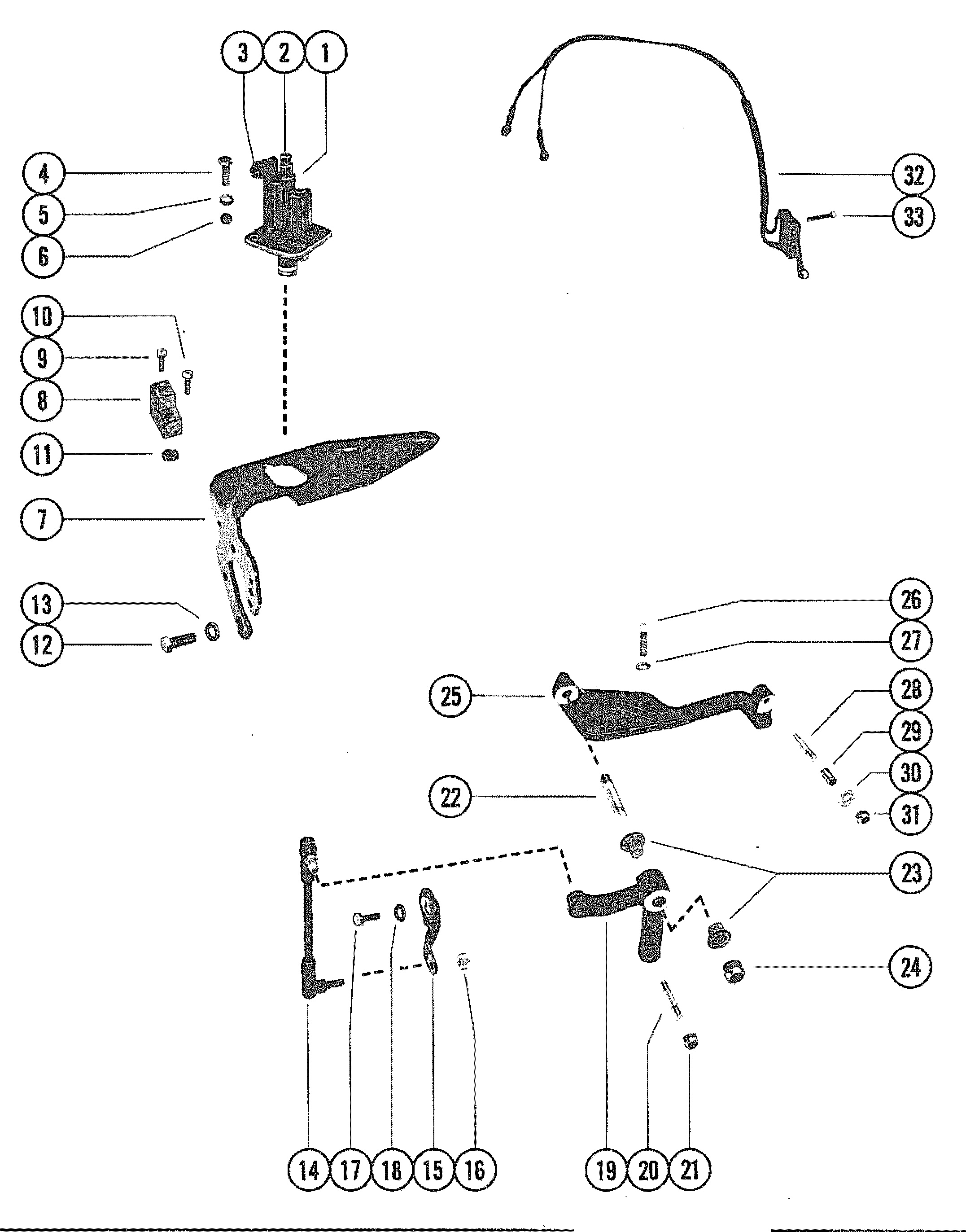 REVERSE LOCK VALVE (STERN DRIVE - MANUAL SHIFT)