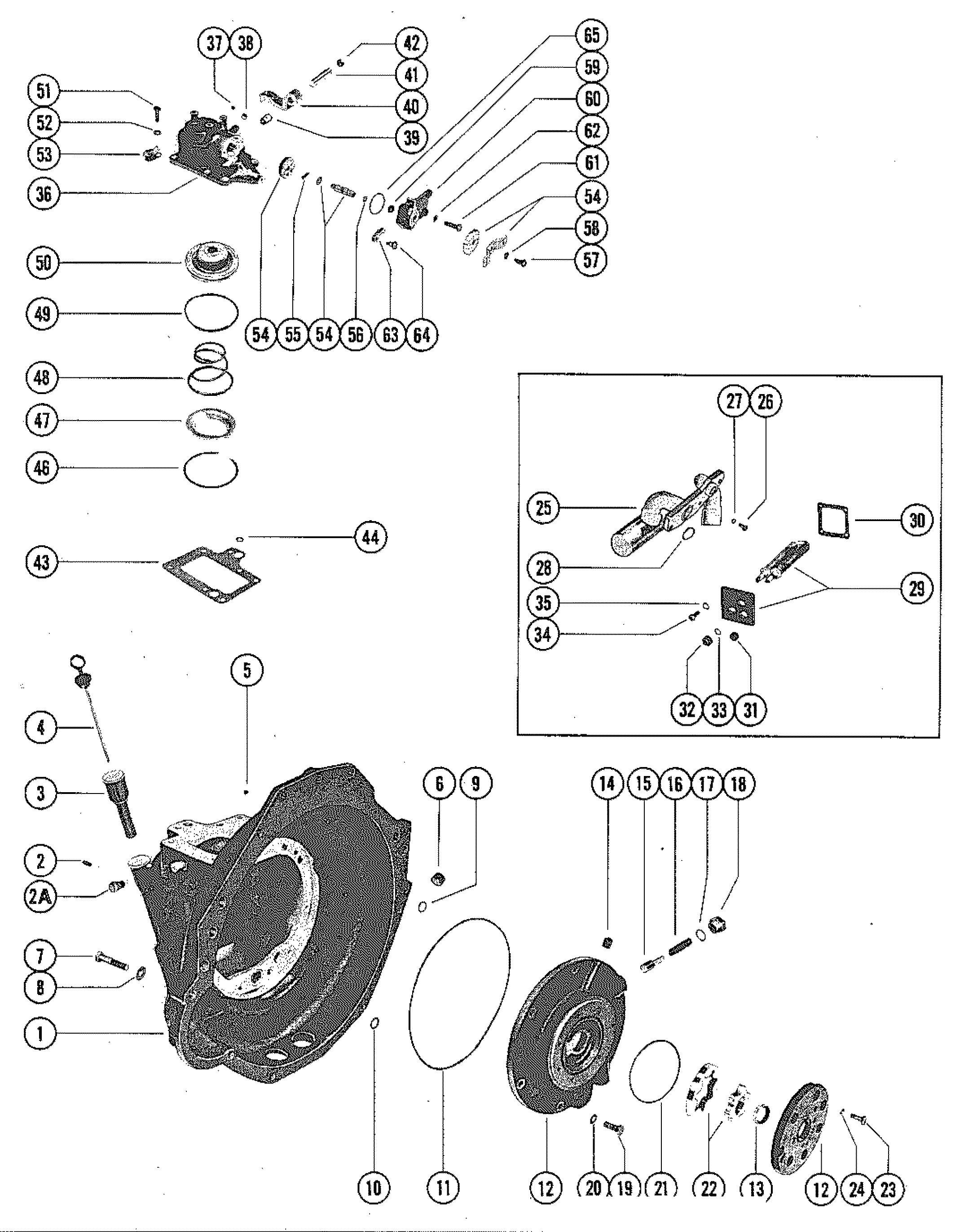 TRANSMISSION ASSEMBLY (STERN DRIVE) PAGE 1