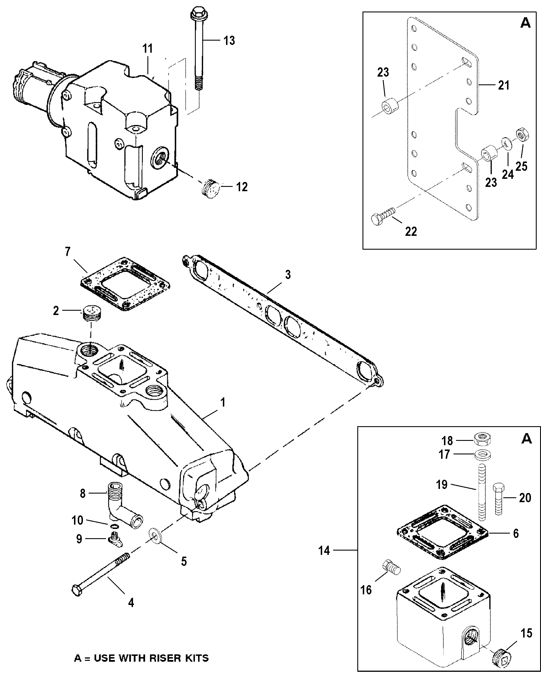 Exhaust Manifold and Exhaust Elbow